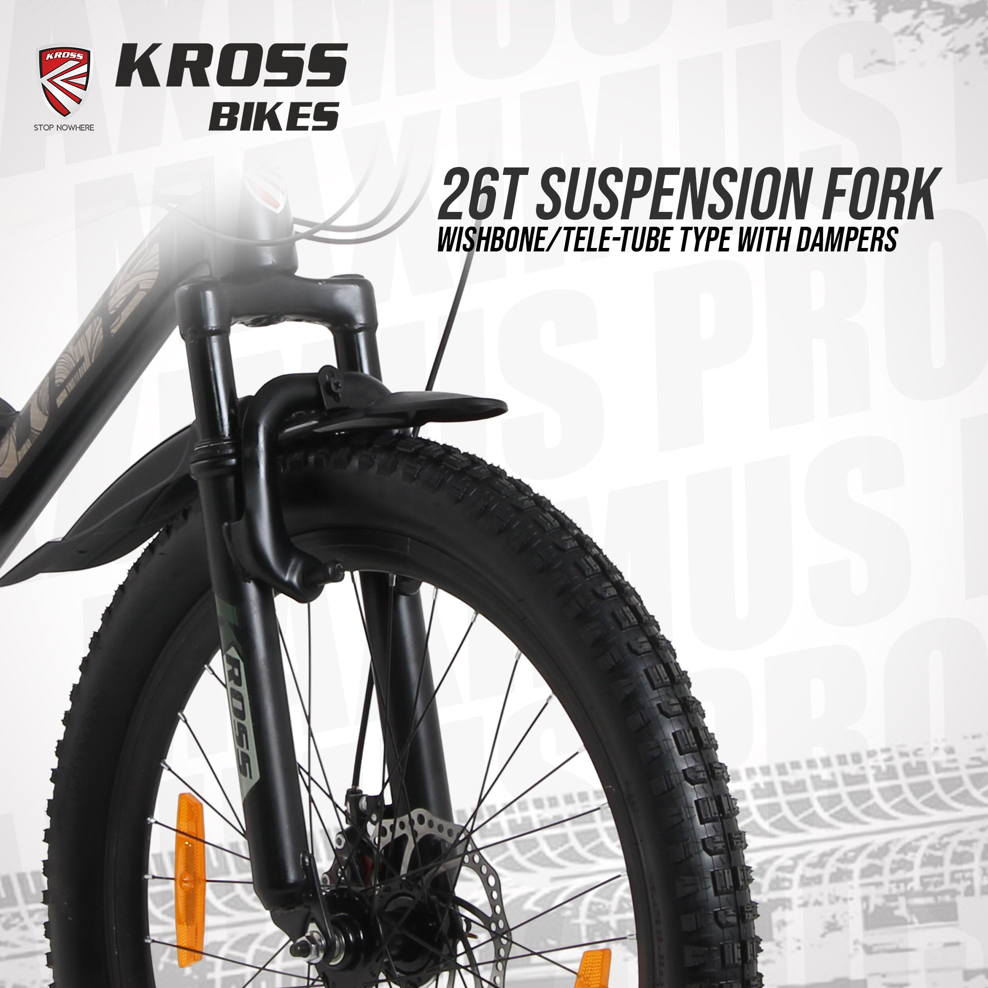 Kross Maximus Pro 24T 21-Speed MTB Bike with Dual Disc Brakes & Suspension – Glossy Black
