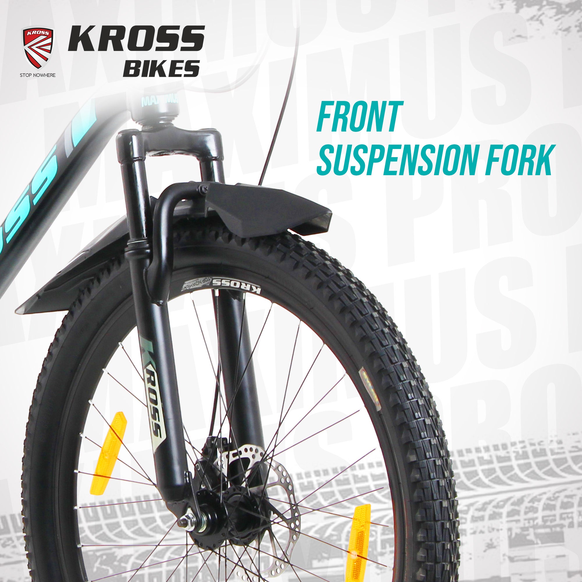 KROSS Maximus Pro 26T – 21-Speed Performance MTB with Suspension Fork, Dual Disc Brakes, Double-Wall Alloy Rims & Ergonomic Steel Frame (Black/Blue)