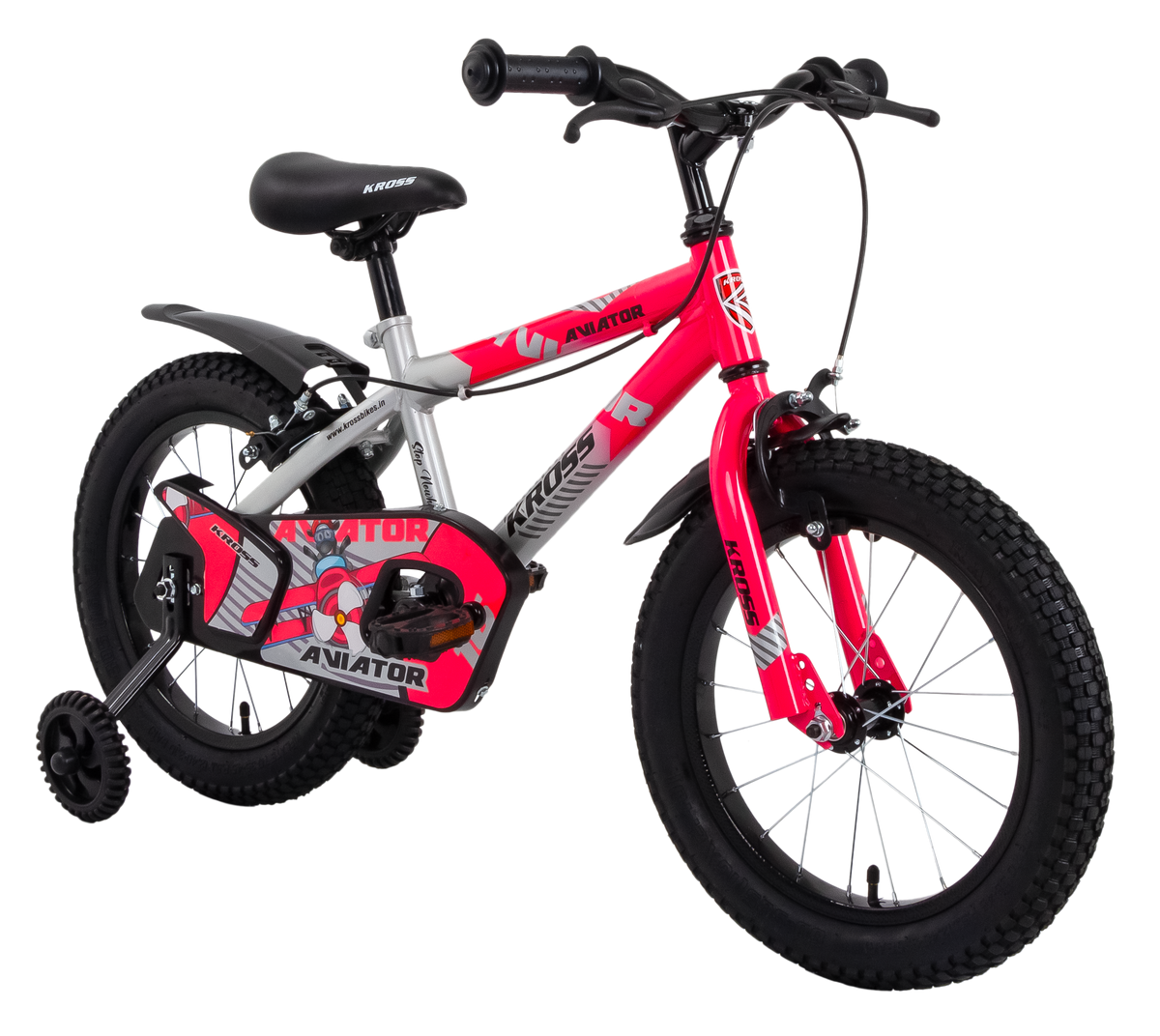 AVIATOR KROSS 16T GY/PINK ST/RIM 2 IN 1