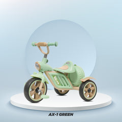 Kidjoy Green/Pink Tricycle with Music & Front Light