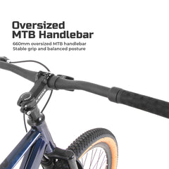 BERLIN 27.5T Single Speed MTB with Suspension Fork, Dual Disc Brakes, Steel Frame & 2.4” Tyres (27.5T, SS, DD) Black