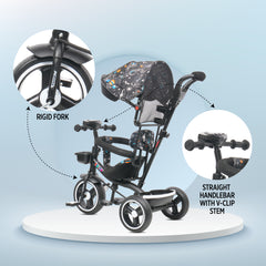 KidJoy 3-in-1 Tricycle with Canopy & Music