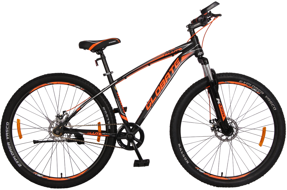 Kross Elute 29T Single Speed Steel MTB with Suspension Fork, Dual Disc Brakes & Double Wall Alloy Rims