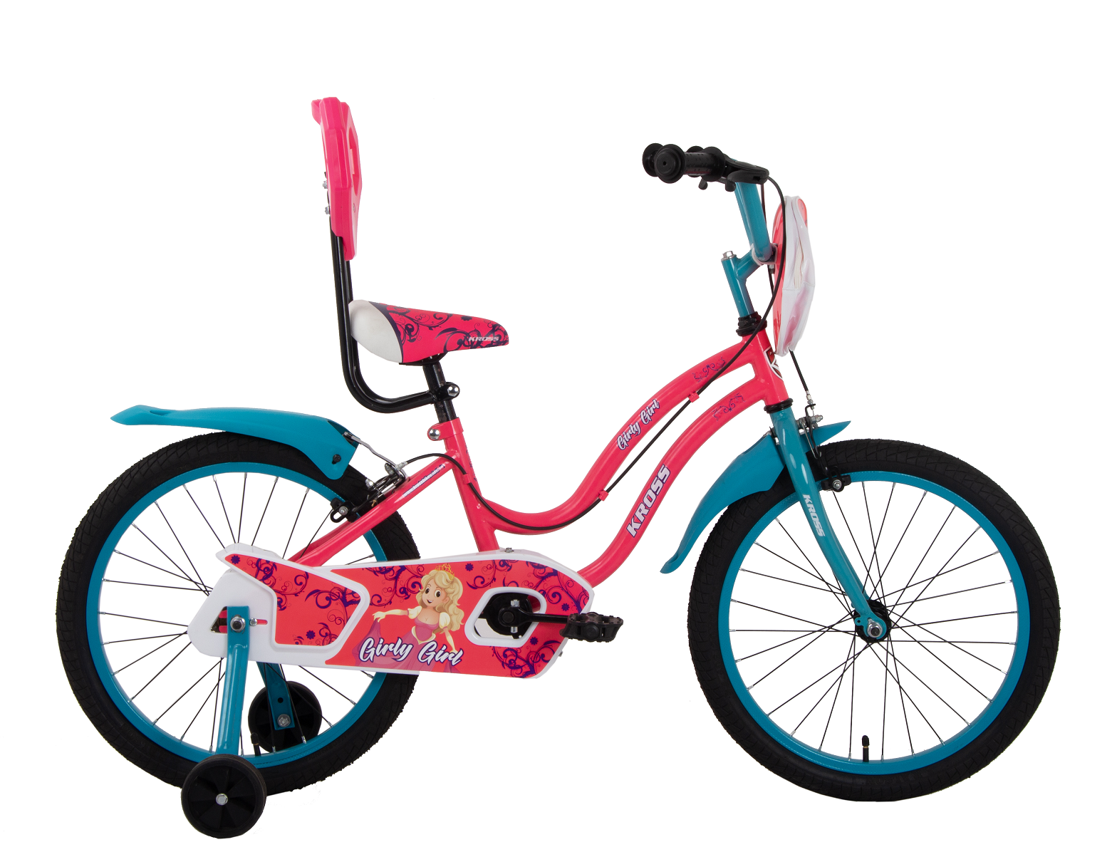 Kross Girly Girl 20T Kids Bicycle with Caliper Brakes, Training