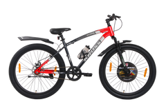 Kross Maximus Plus 26T Steel Single Speed Mountain Bike with Front & Rear Disc Brakes (26x2.40T, Red Alloy Rims) (Copy)