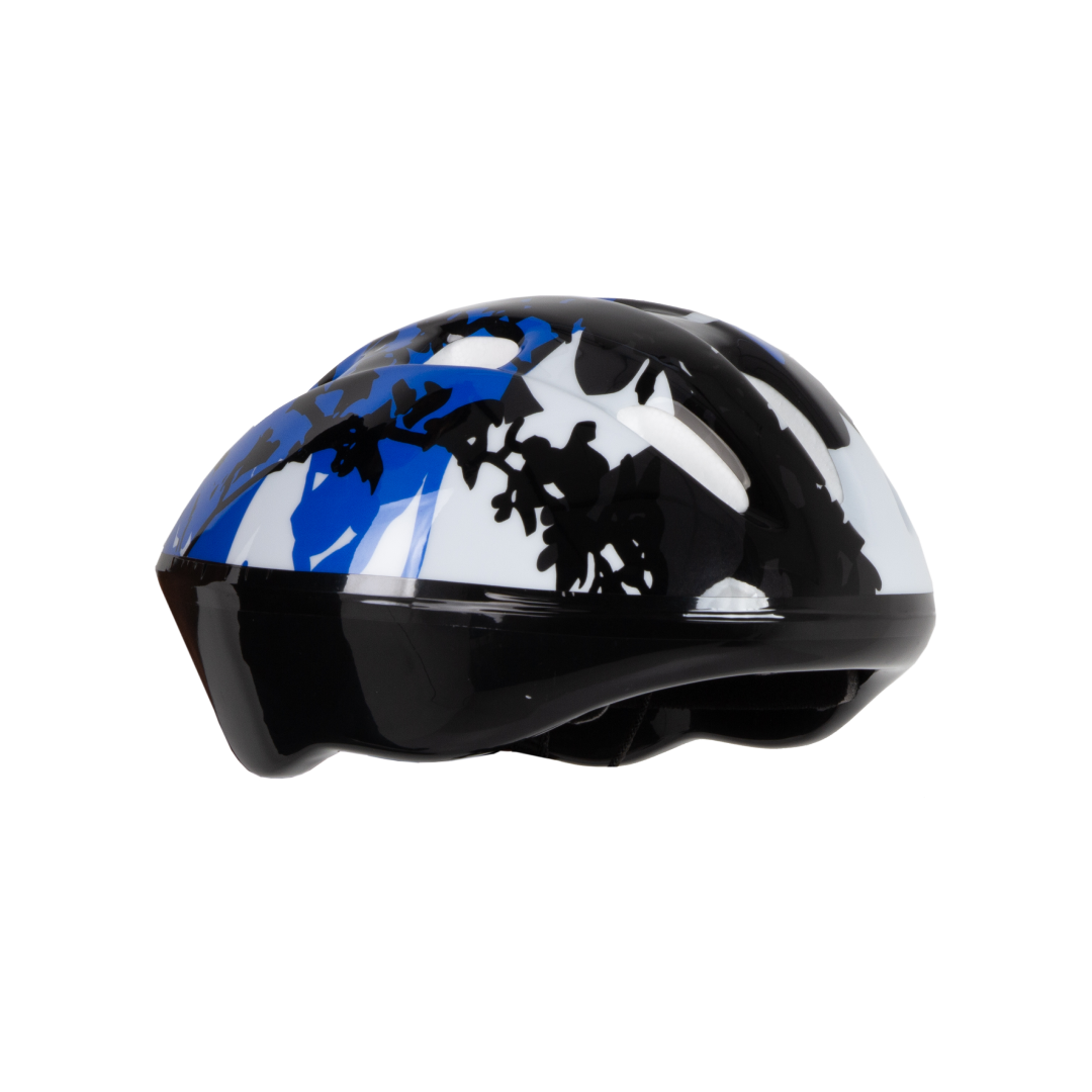 Black and blue bike helmet sale