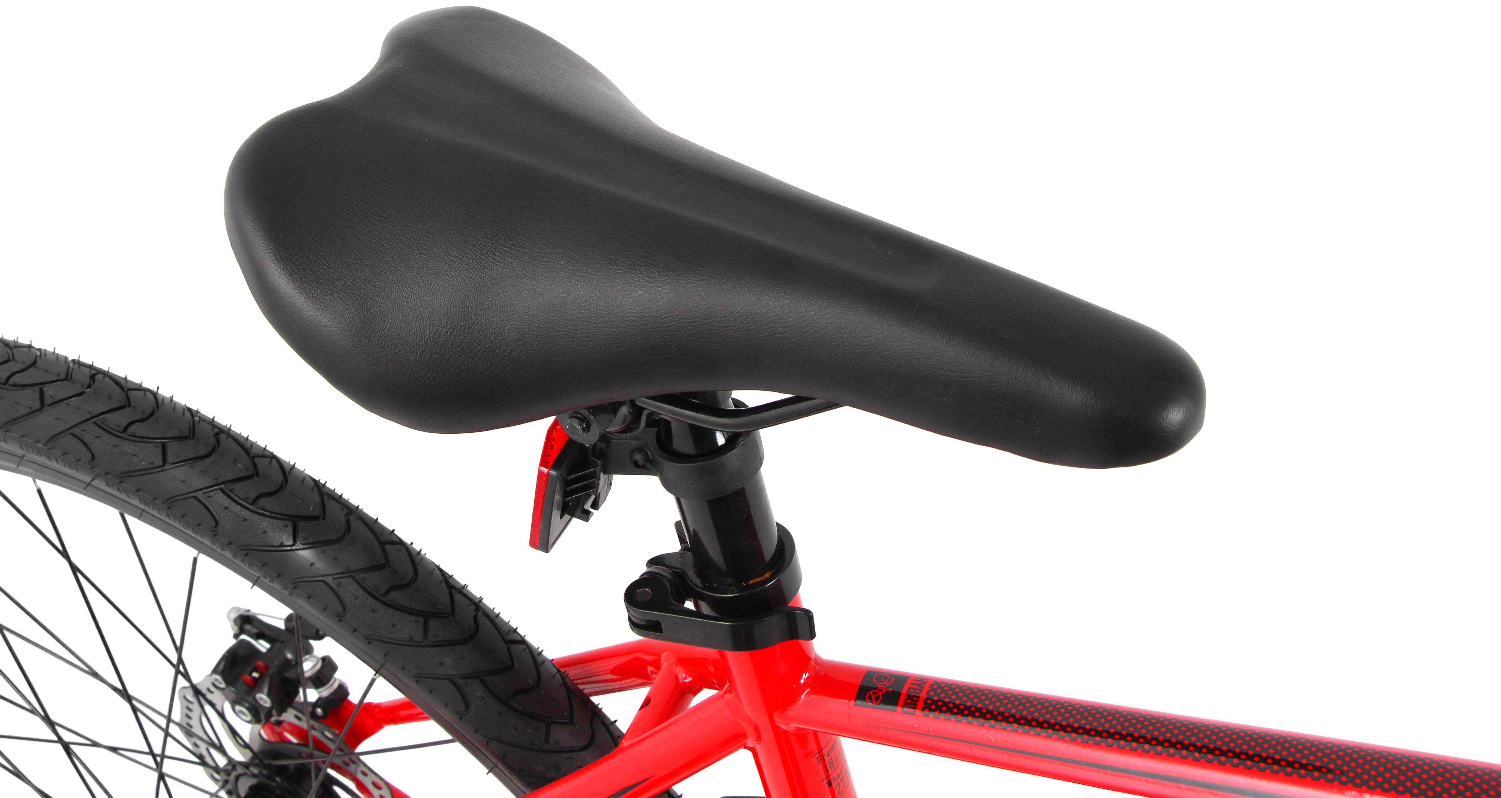 KROSS BERLIN 27.5T Single Speed Mountain Bike | Dual Disc Brakes, Suspension Fork, Steel Frame, 27.5 × 1.75 Tyres (Red)