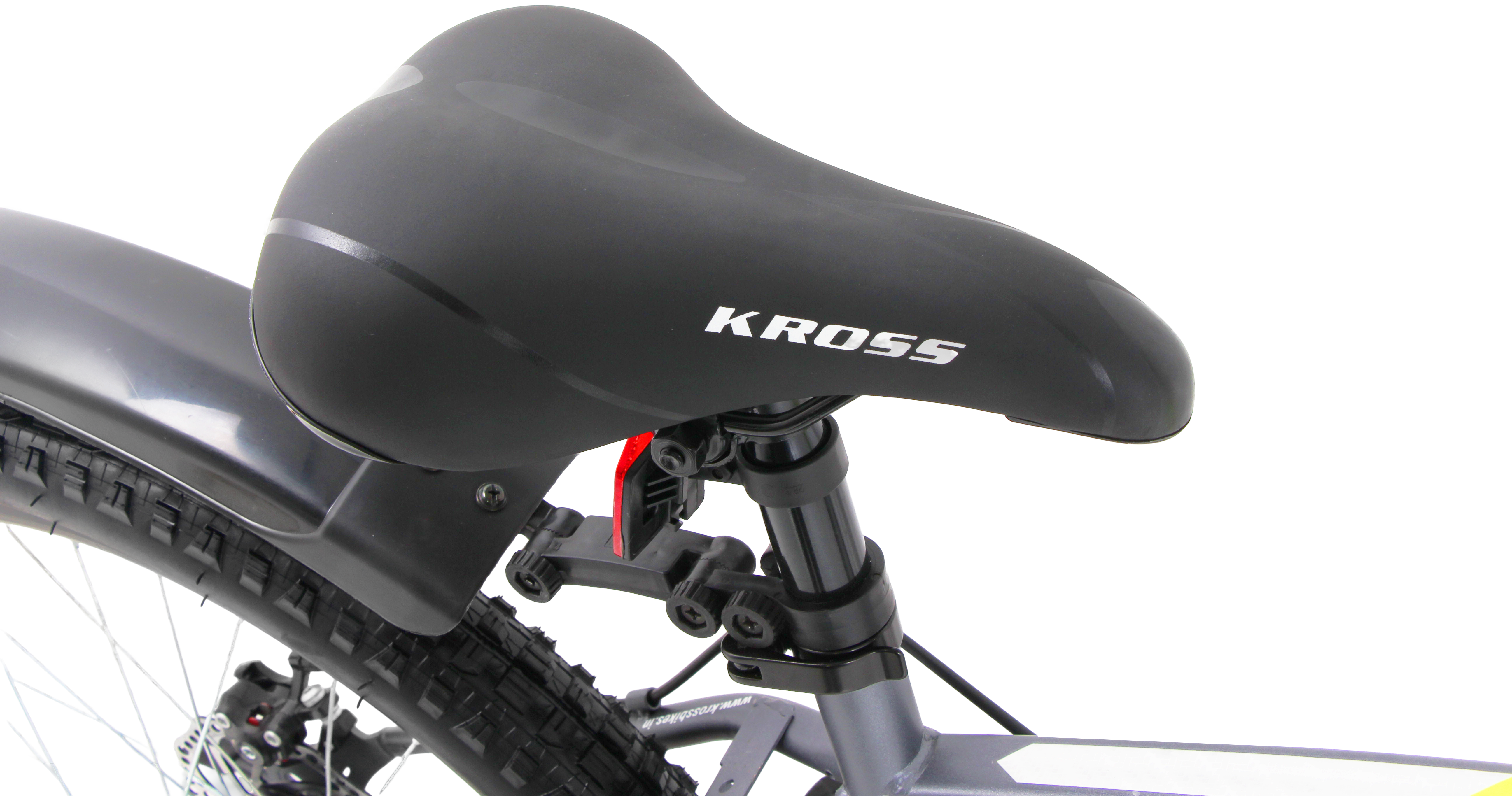 MAXIMUS PRO 26T Single Speed Mountain Bike with Suspension Fork, Dual Disc Brakes, Steel Frame, 2.4” Tyres & Alloy Double-Wall Rims (Grey)