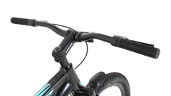 Kross Maximus Pro 26T Mountain Bike – Steel Frame, Suspension Fork, Dual Disc Brakes, Wide 2.35” Tyres (Black-Blue, Single Speed)