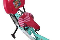 Kross Blue Bell 20T Kids Bicycle Green | 20 Inch Steel Frame Single Speed Cycle with Training Wheels, Front Basket & Rear Carrier