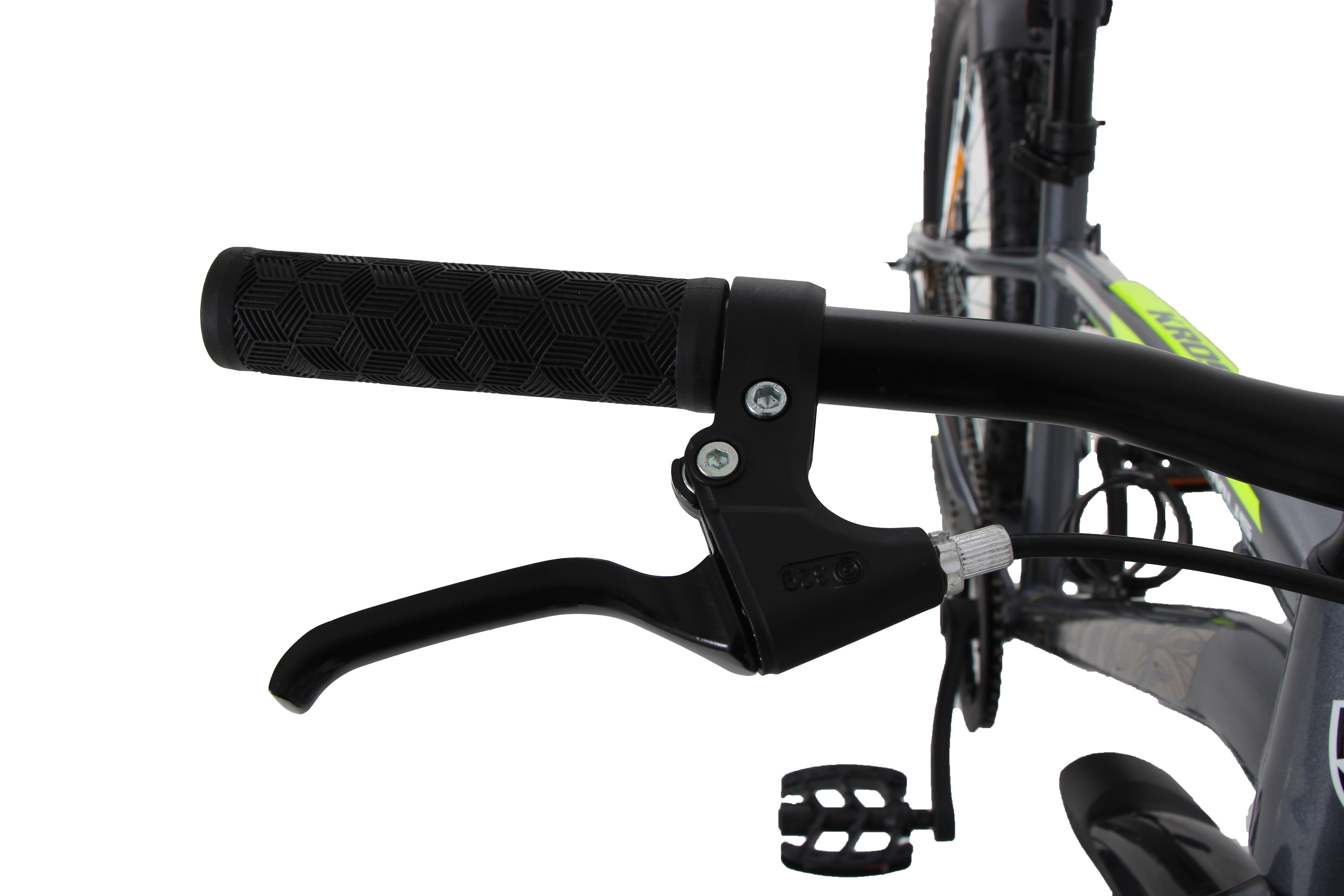 Kross Maximus Pro 24T MTB Cycle – 24" Tyres, Suspension Fork, Single Speed, Dual Disc (Grey)