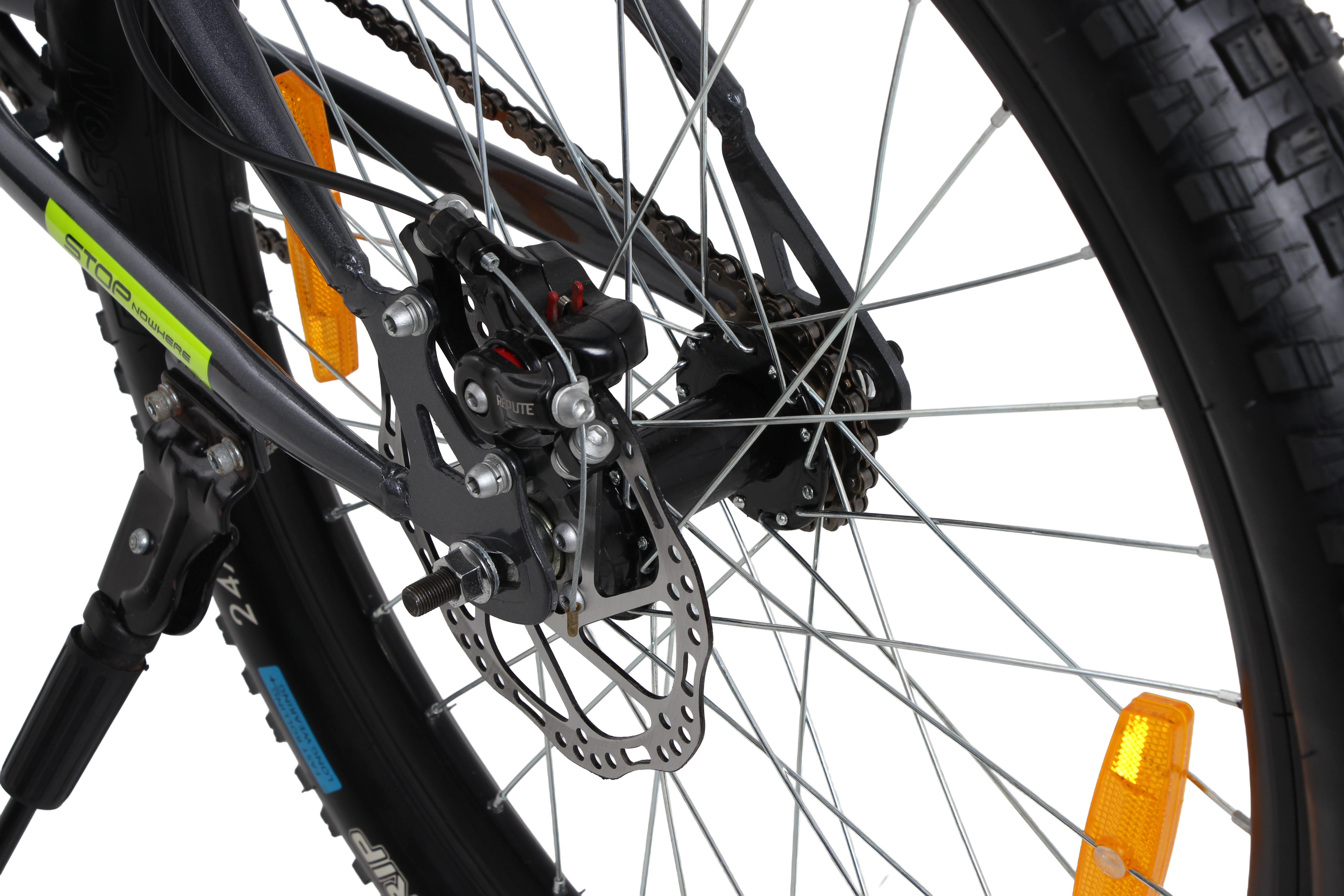 Kross Maximus Pro 24T MTB Cycle – 24" Tyres, Suspension Fork, Single Speed, Dual Disc (Grey)