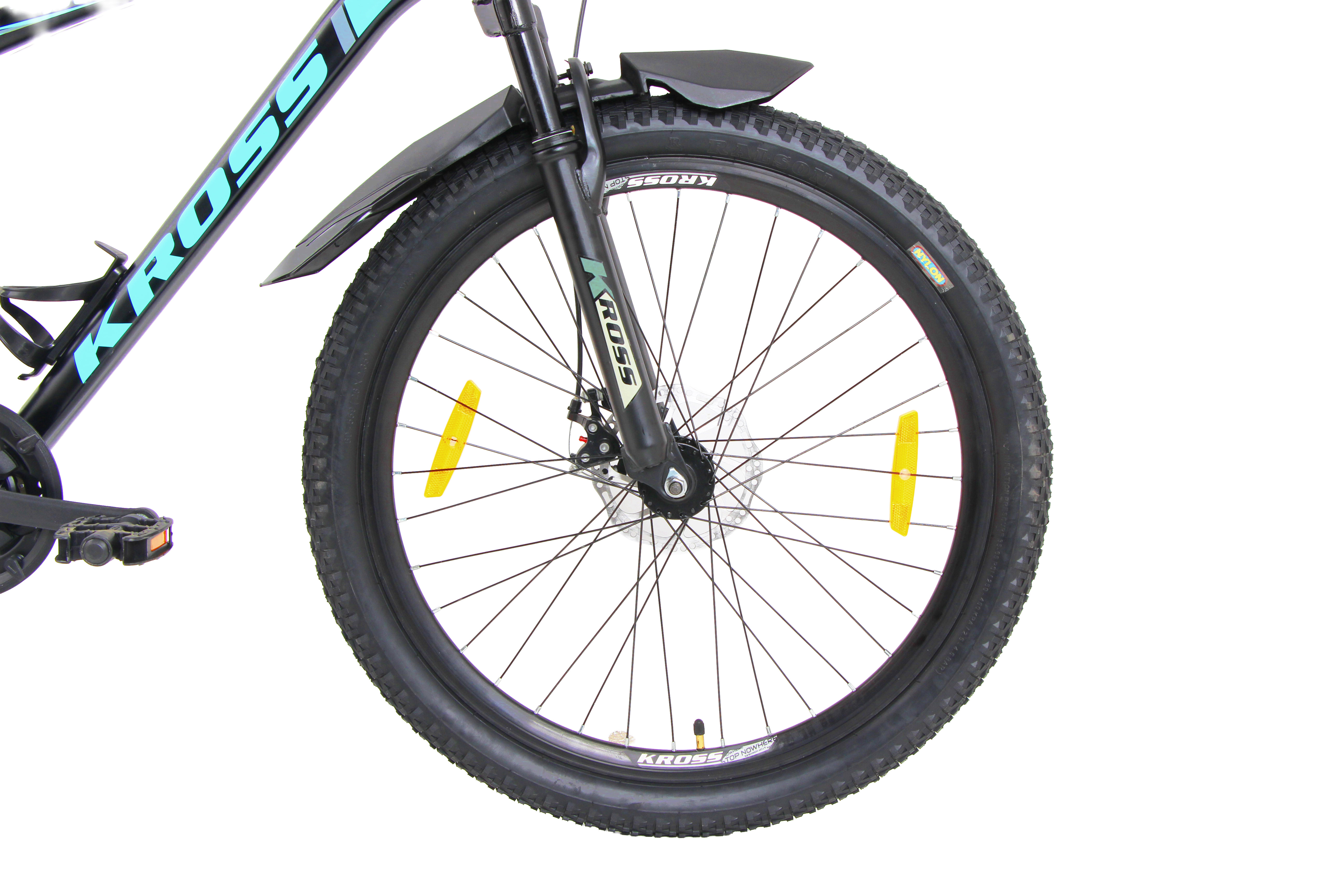 KROSS Maximus Pro 26T – 21-Speed Performance MTB with Suspension Fork, Dual Disc Brakes, Double-Wall Alloy Rims & Ergonomic Steel Frame (Black/Blue)