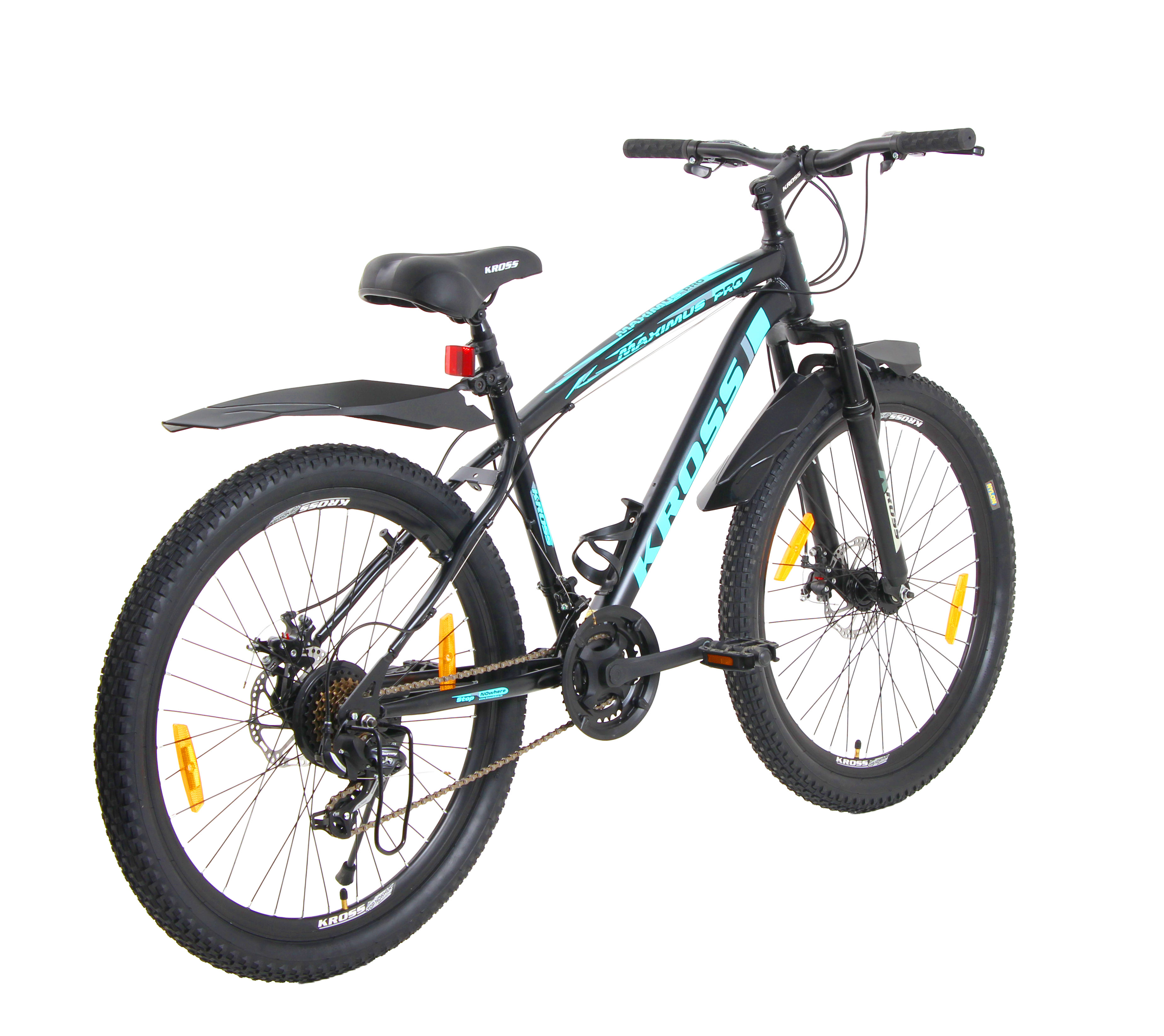 KROSS Maximus Pro 26T – 21-Speed Performance MTB with Suspension Fork, Dual Disc Brakes, Double-Wall Alloy Rims & Ergonomic Steel Frame (Black/Blue)