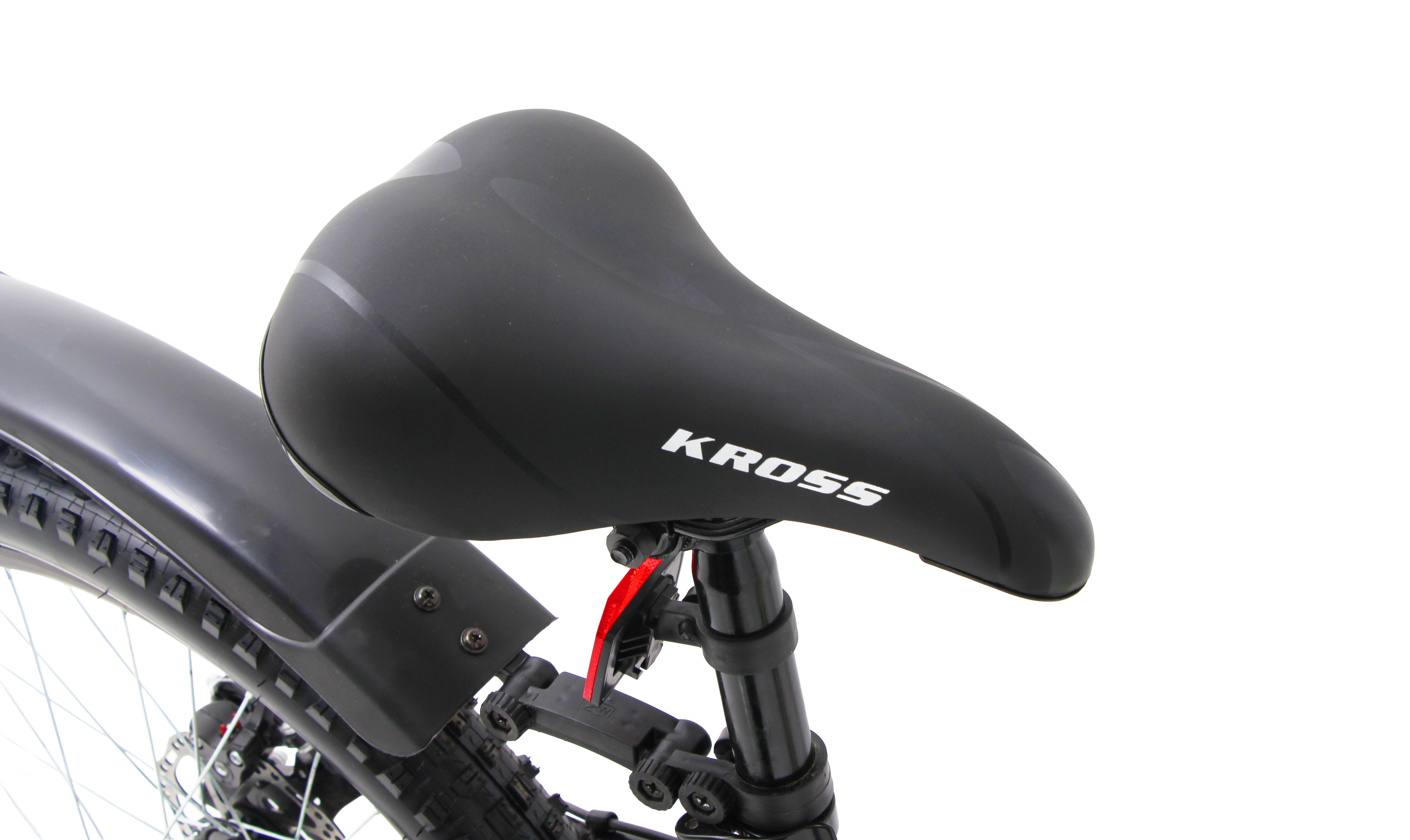 Kross Maximus Pro 24T MTB Cycle – 24" Tyres, Suspension Fork, Single Speed, Dual Disc (Black)