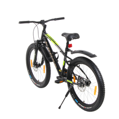 Kross Maximus Pro 24T MTB Cycle – 24" Tyres, Suspension Fork, Single Speed, Dual Disc (Black)