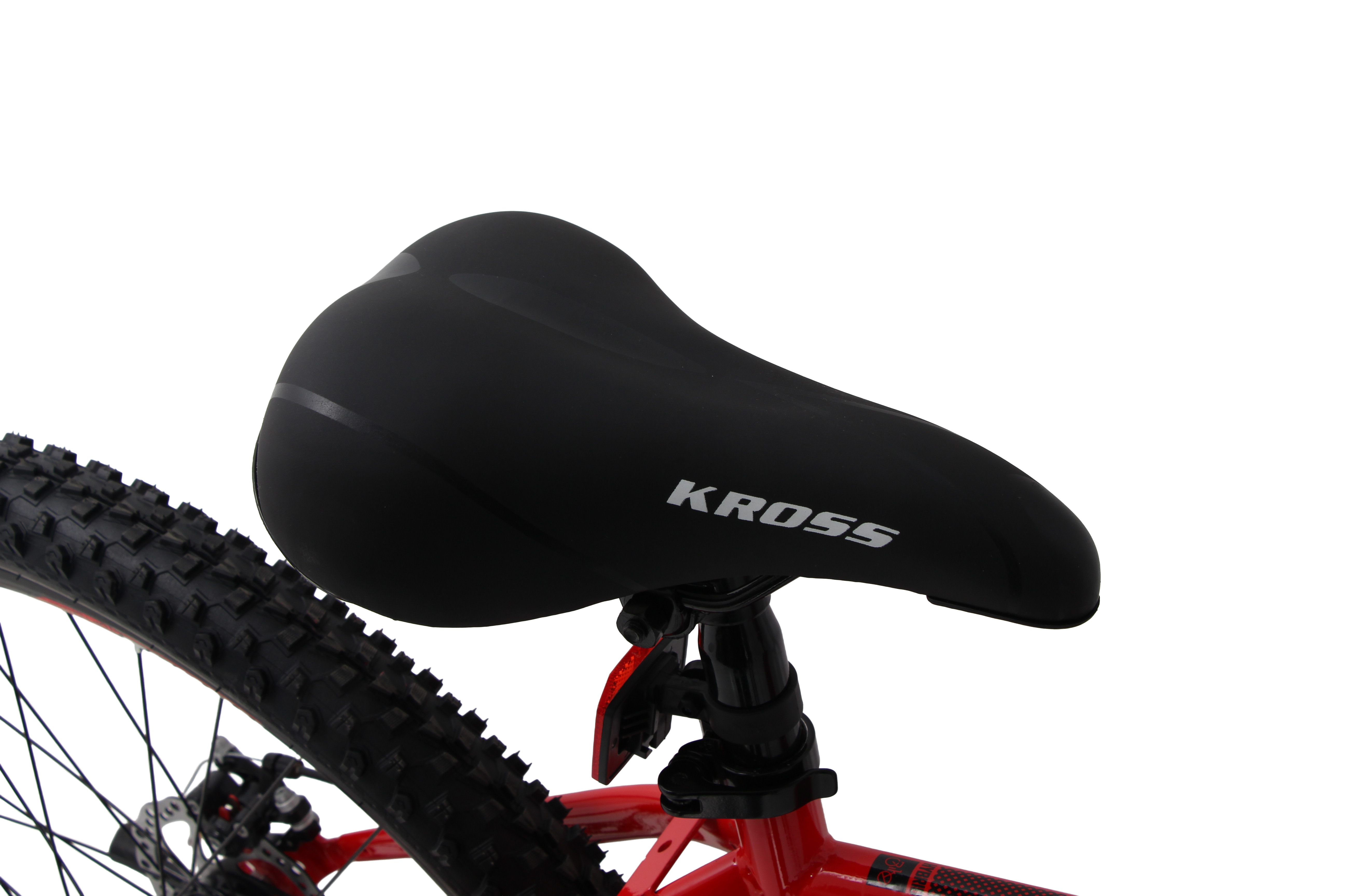 Kross Berlin 27.5T MTB – 2.40" Tyres, Single Speed, Dual Disc Brakes, Alloy Rims, Smart Red