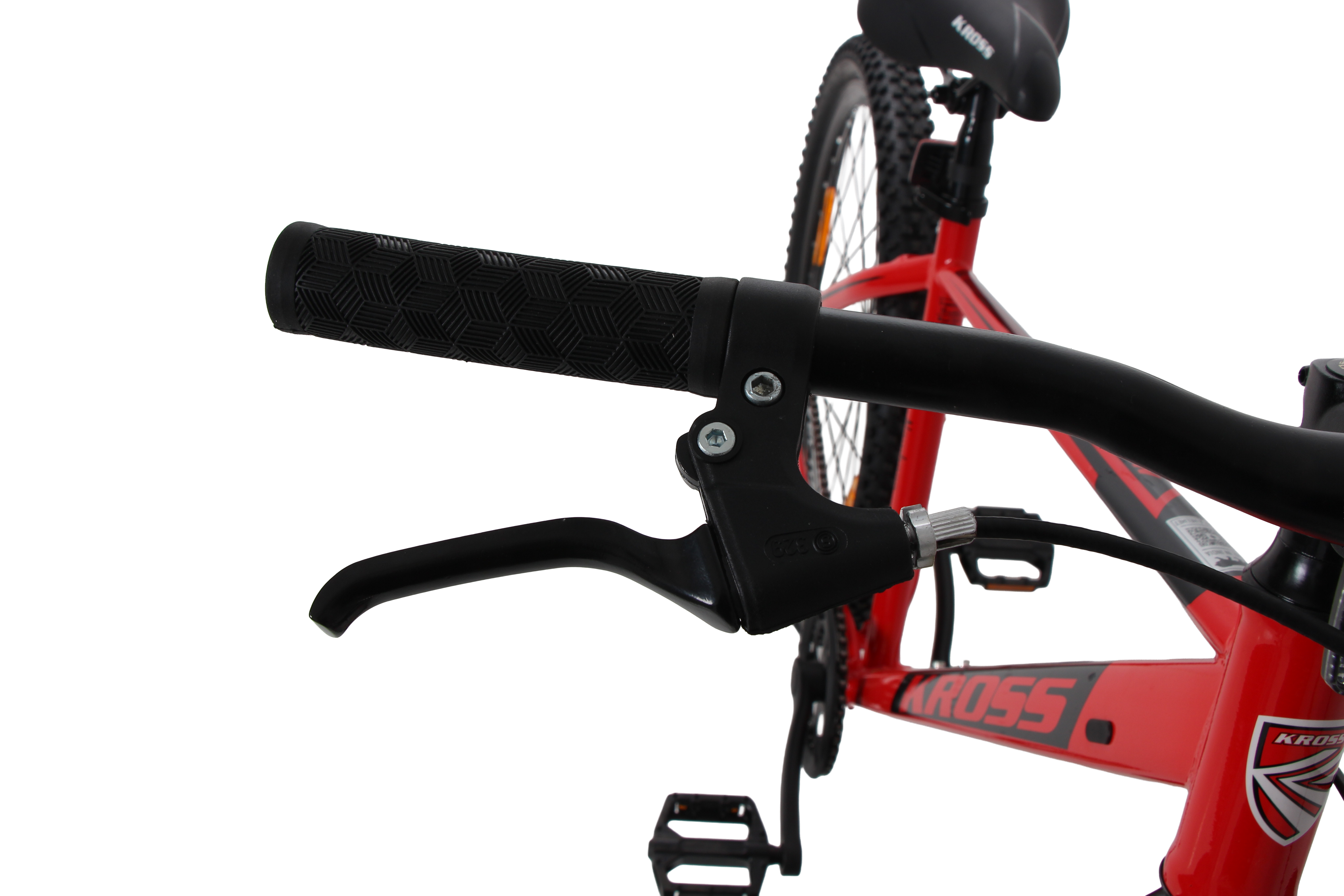 Kross Berlin 27.5T MTB – 2.40" Tyres, Single Speed, Dual Disc Brakes, Alloy Rims, Smart Red