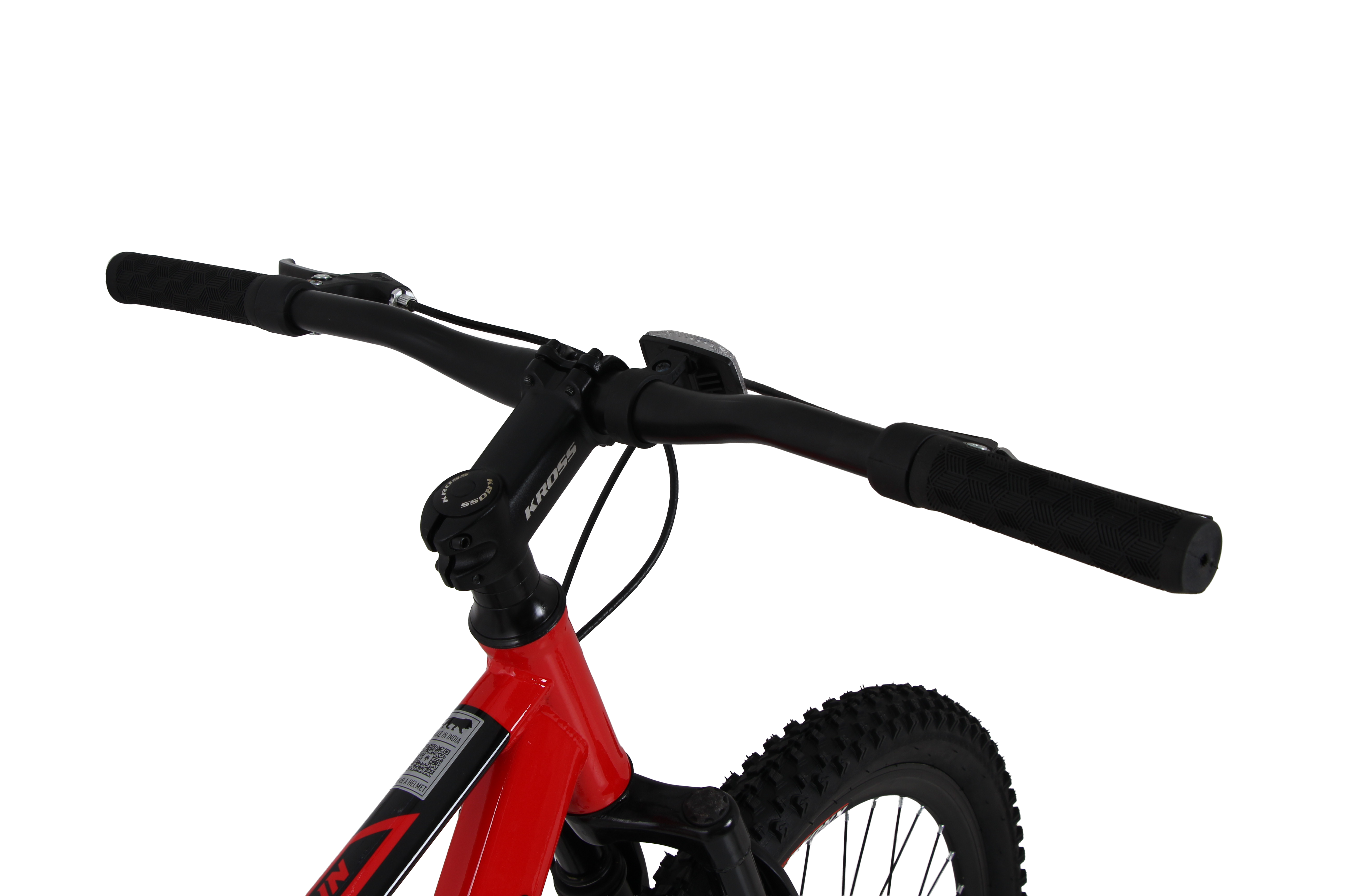 Kross Berlin 27.5T MTB – 2.40" Tyres, Single Speed, Dual Disc Brakes, Alloy Rims, Smart Red