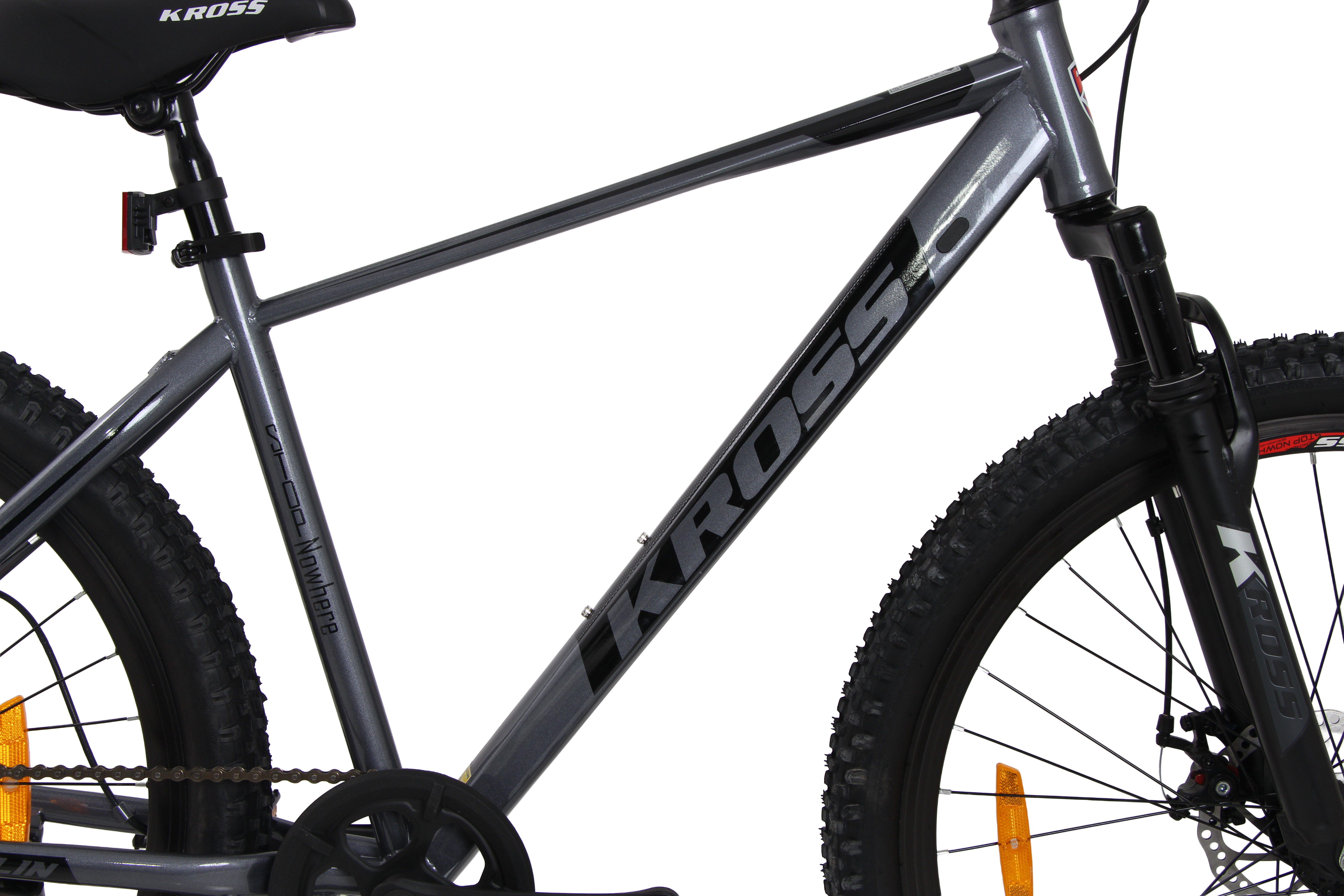 Berlin Kross 27.5T MTB – 27.5" Tyres, Suspension Fork, 21-Speed, Disc Brakes, Grey