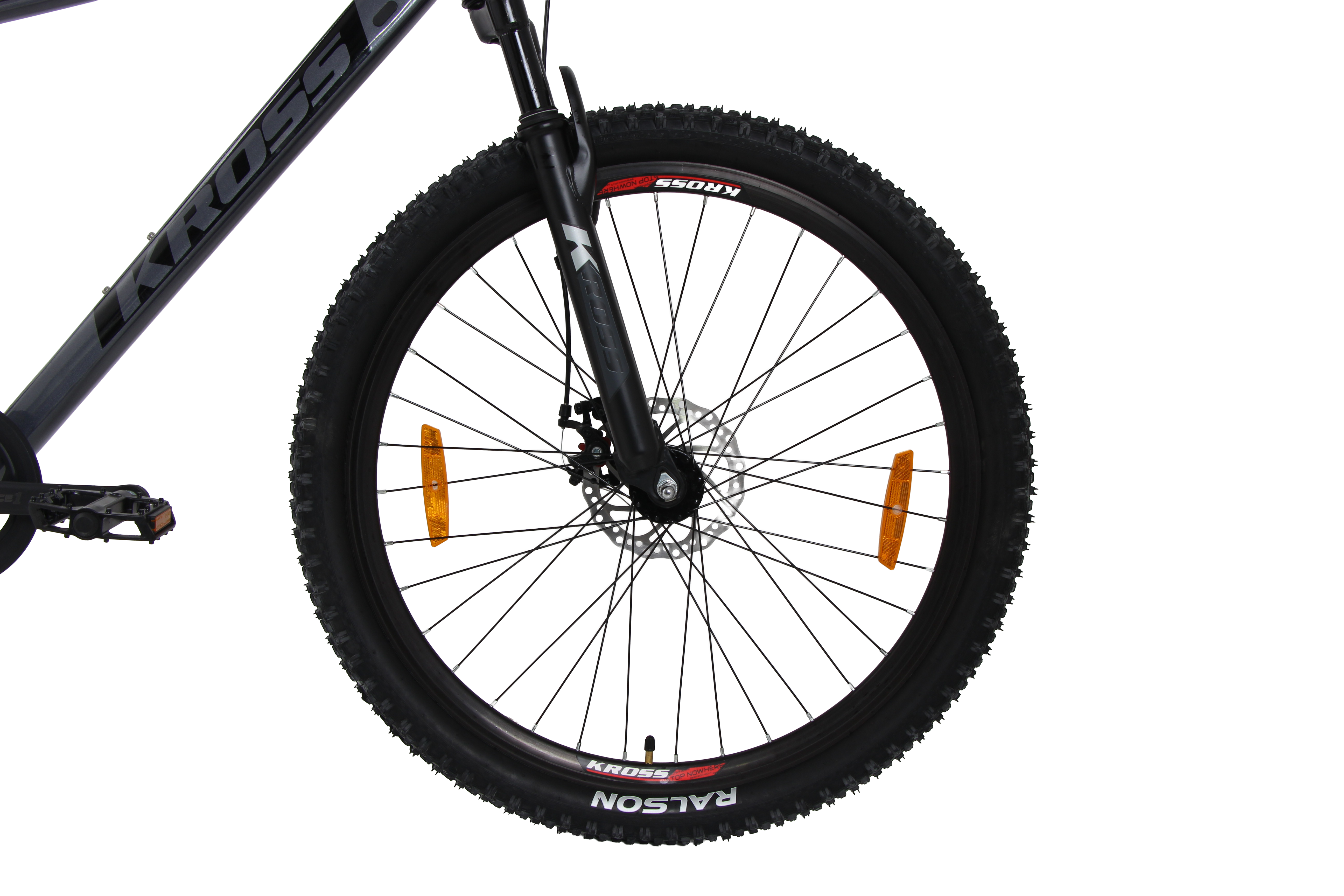 Berlin Kross 27.5T MTB – 27.5" Tyres, Suspension Fork, 21-Speed, Disc Brakes, Grey