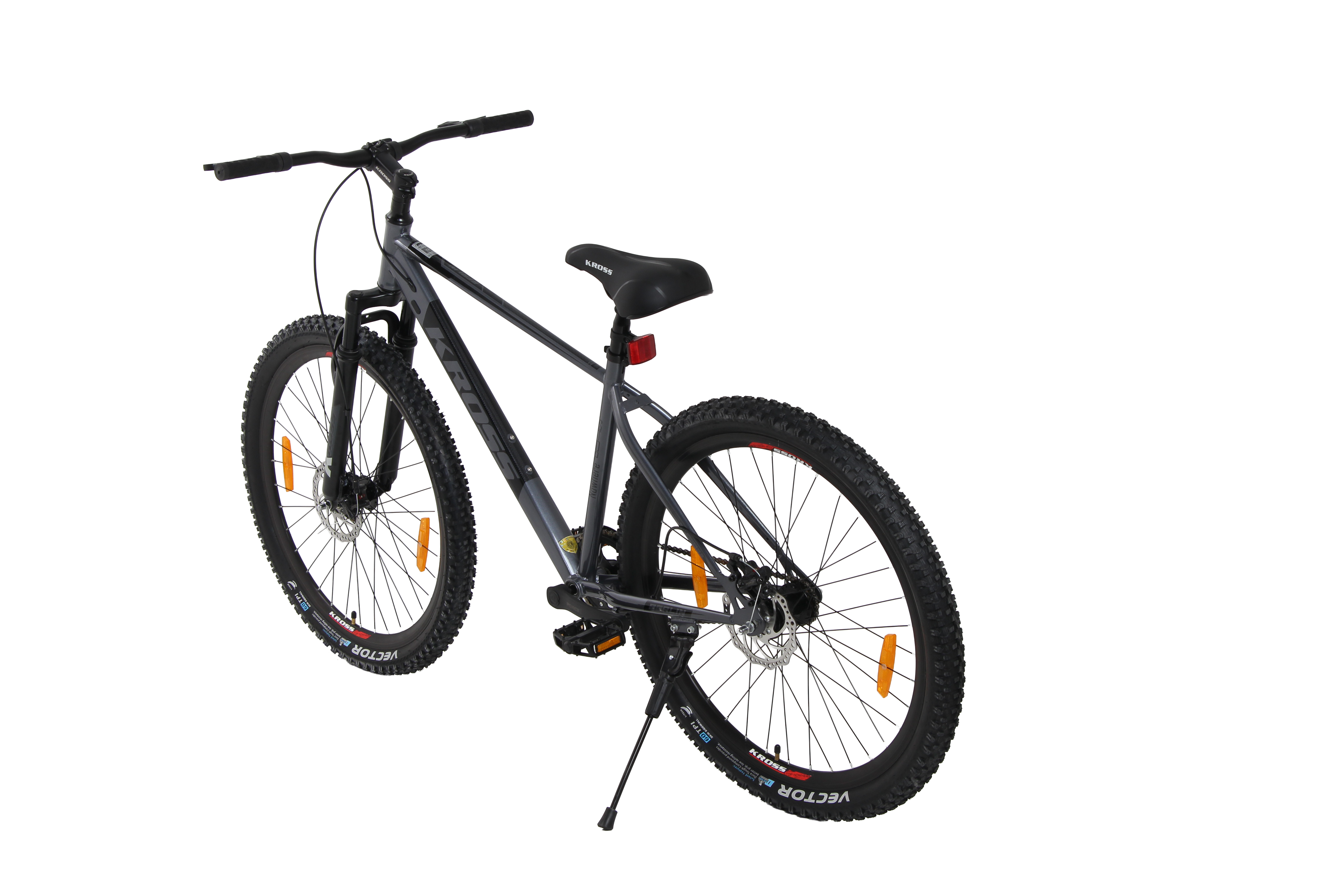 Berlin Kross 27.5T MTB – 27.5" Tyres, Suspension Fork, 21-Speed, Disc Brakes, Grey