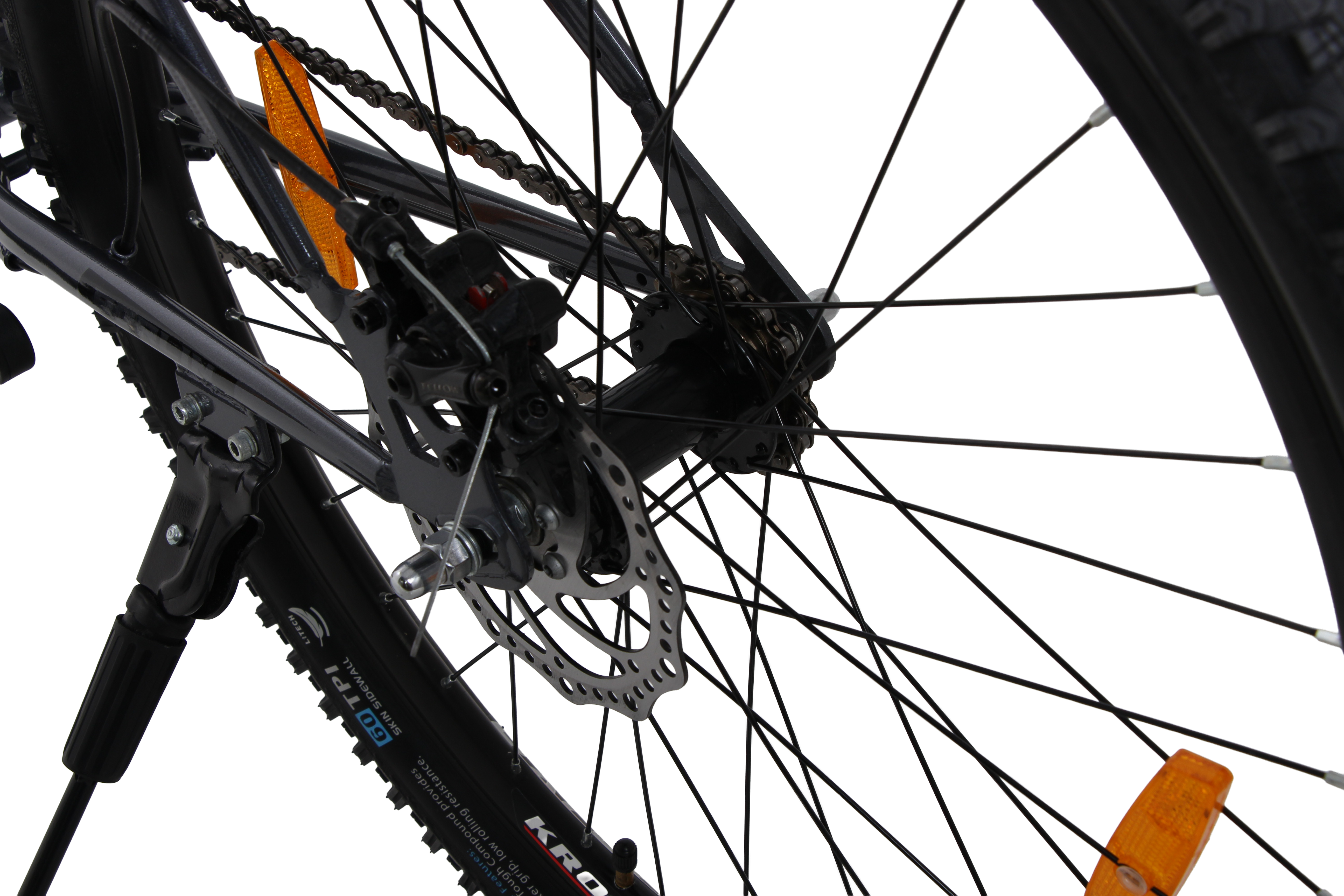 Berlin Kross 27.5T MTB – 27.5" Tyres, Suspension Fork, 21-Speed, Disc Brakes, Grey