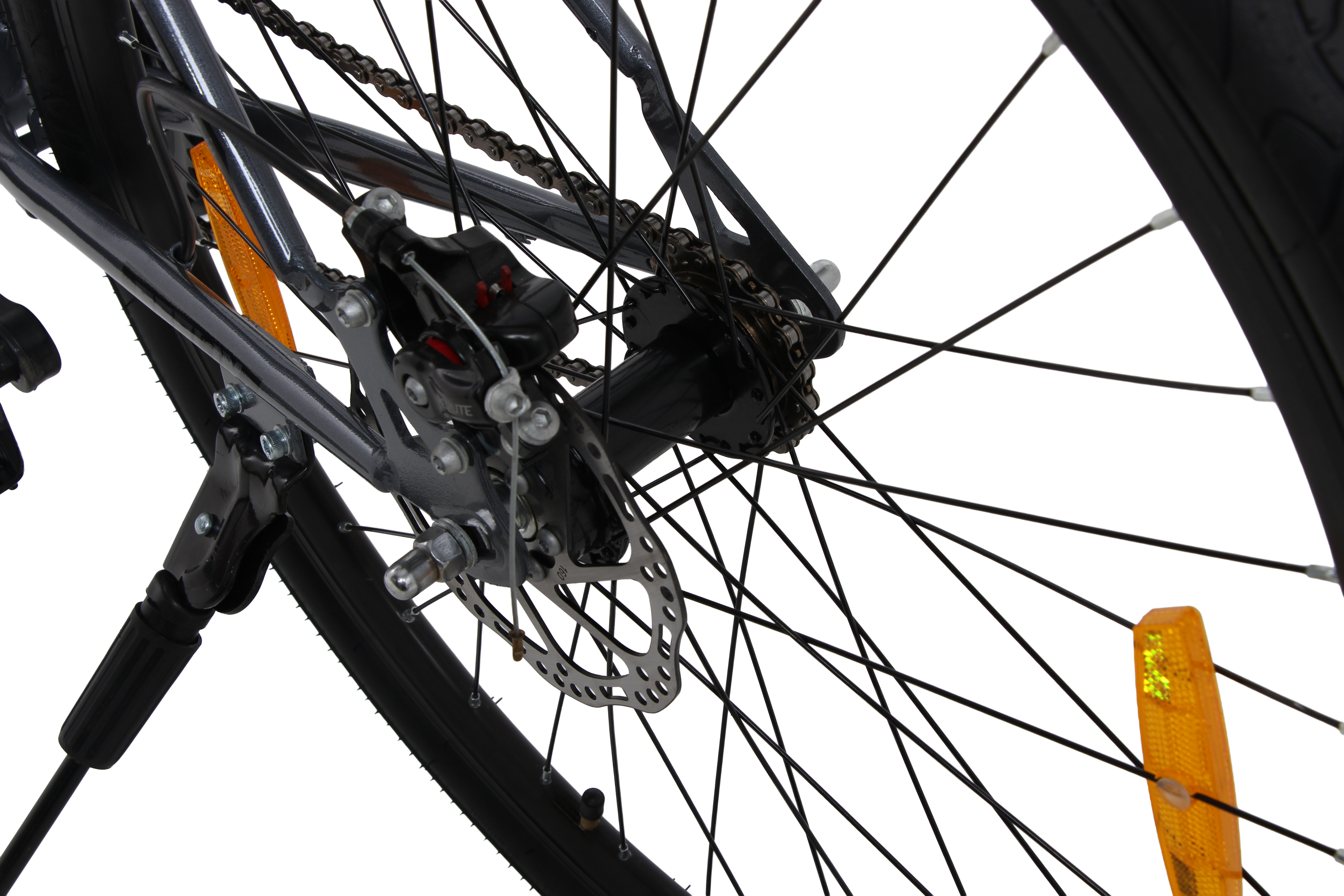 Kross Berlin 27.5T MTB – Single Speed, Dual Disc Brakes, Alloy Rims, Suspension Fork (Grey)