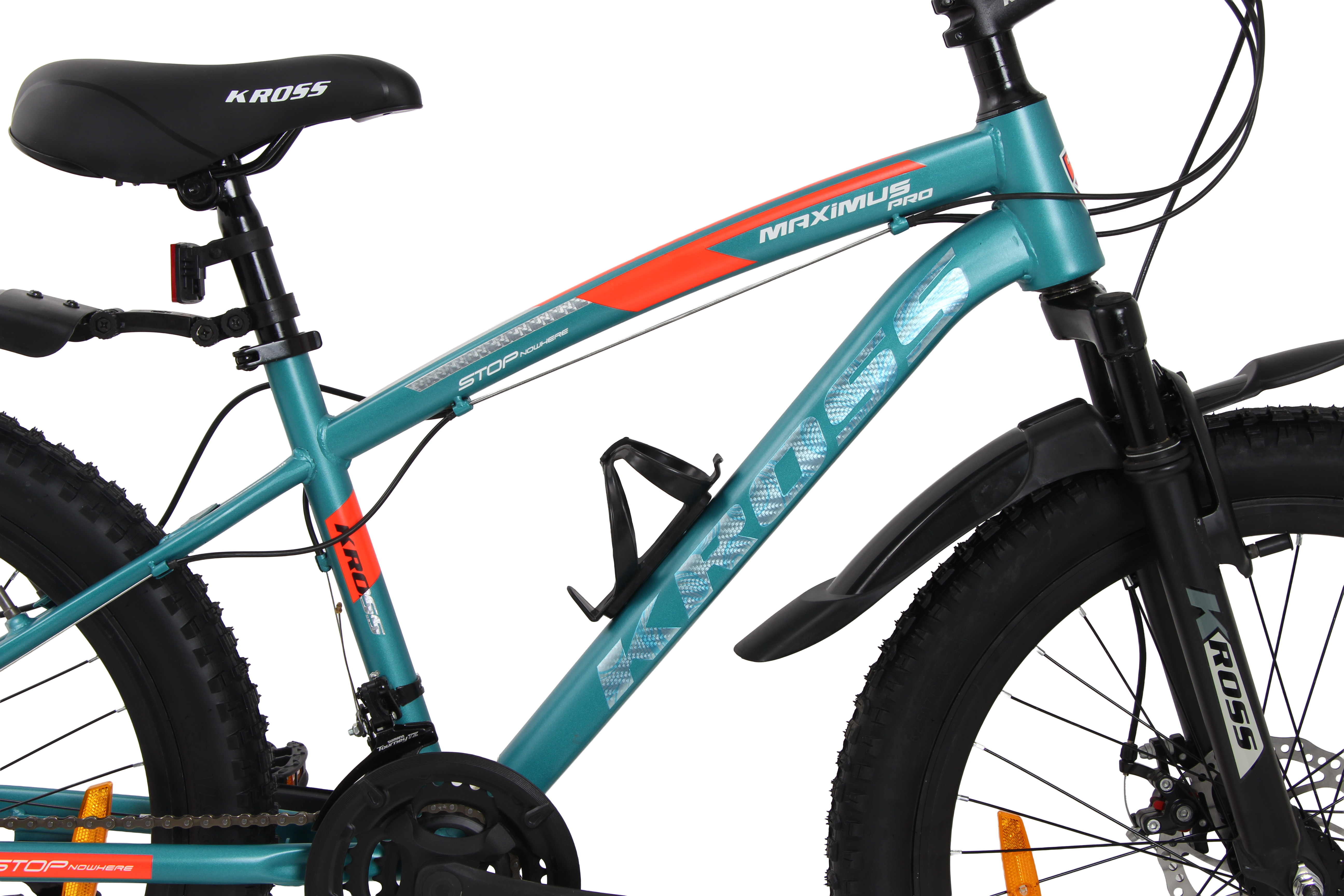 Kross Maximus Pro 24T 21-Speed MTB – Double Disc | Metallic Blue | Suspension Fork