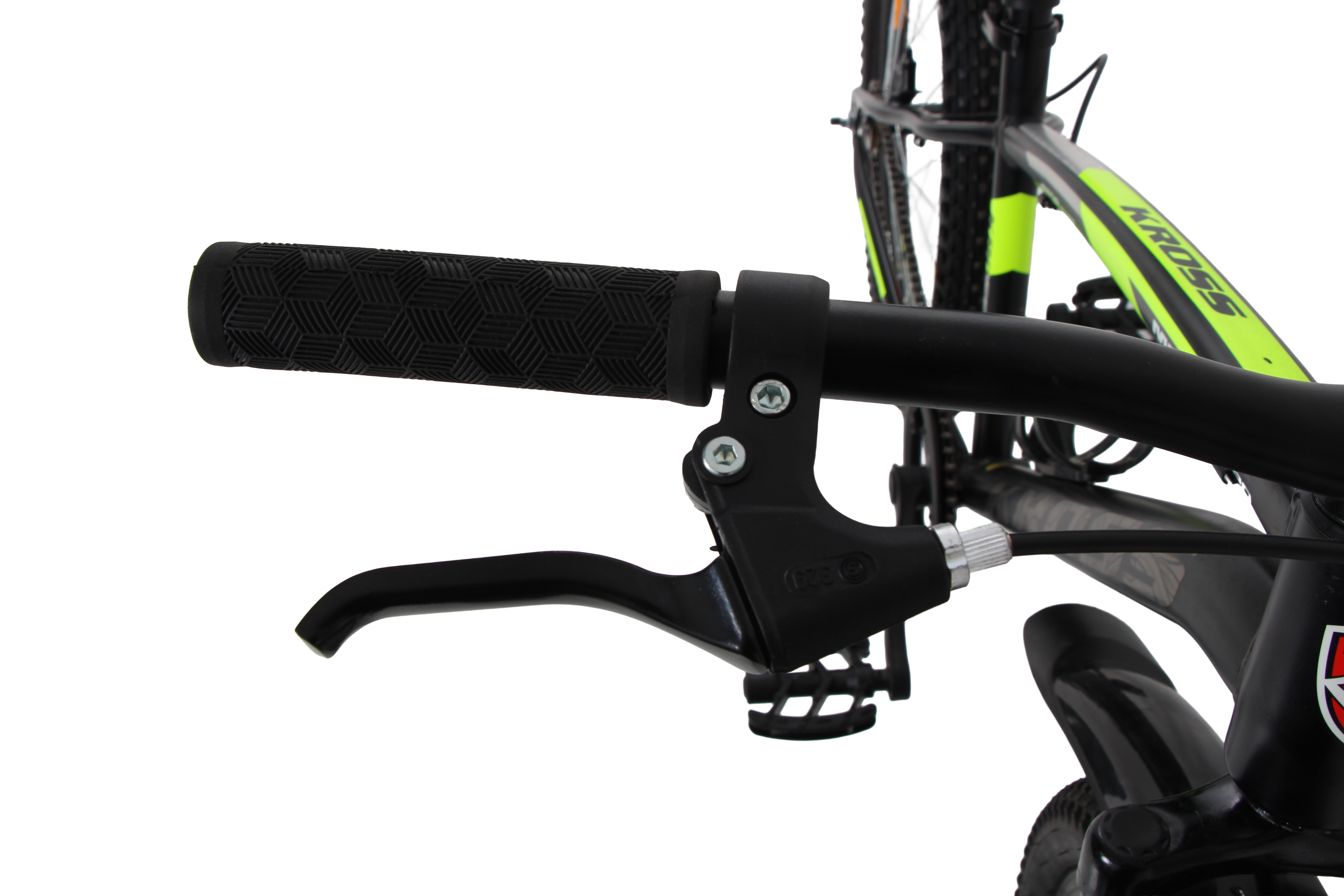 Maximus Pro Kross 24T Black/Yellow – Single-Speed Disc MTB with Suspension & Steel Frame