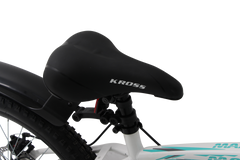 Maximus Pro Kross 24T Mountain Bike – Matte White, Single Speed / Double Disc, 24-Inch Wheels