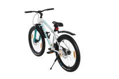 Maximus Pro Kross 24T Mountain Bike – Matte White, Single Speed / Double Disc, 24-Inch Wheels