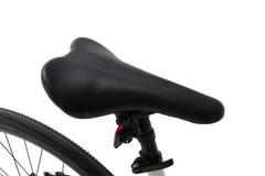 TEXAS KROSS 700C Hybrid Bicycle – 18" Steel Frame, 28" Wheels, Dual Disc Brakes - White