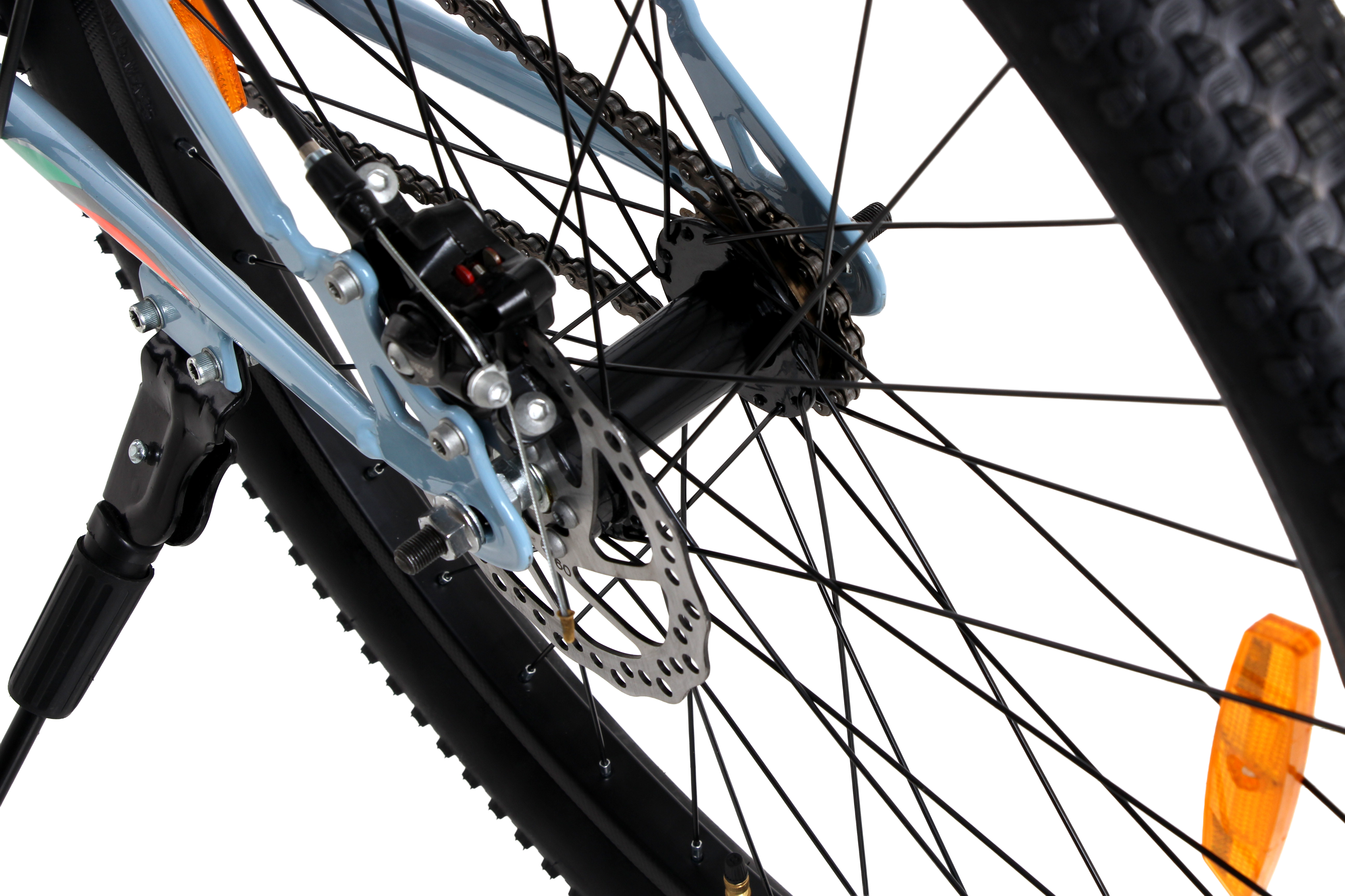 Kross Slugger V-Rock 26T Blue – Single Speed MTB with Dual Disc Brakes, Steel Rims & Front Suspension