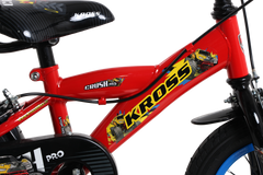 KROSS Crush Pro 12T Kids Bicycle for Age 3–5 Years | Height 85–105 cm | Single Speed | Red