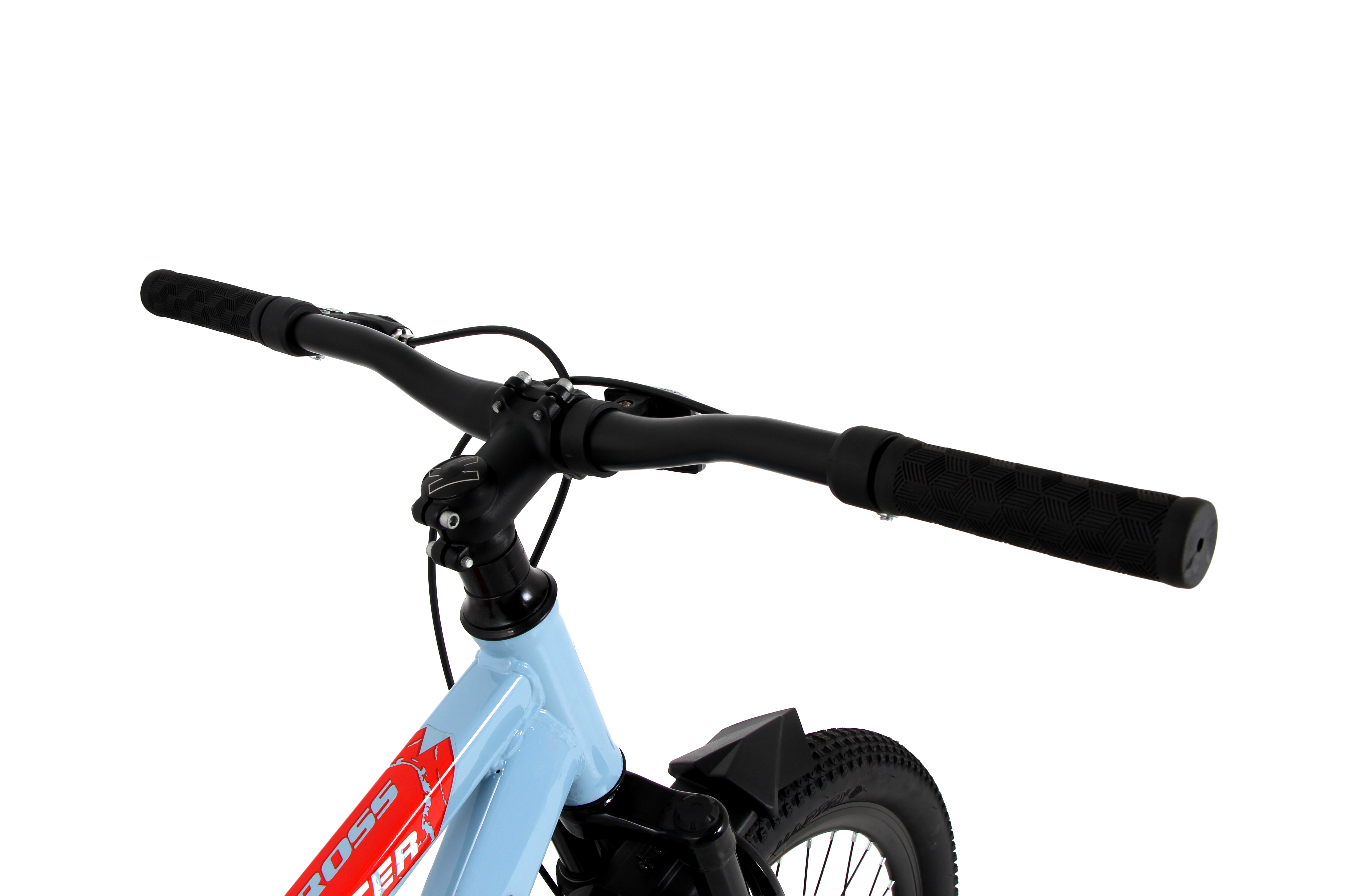 KROSS Hitter 24T Mountain Bicycle for Kids (9–13 Years) with Dual Disc Brakes & Suspension Fork – Blue