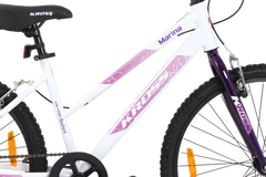 KROSS Marina 26T Single Speed Hybrid Lady Cycle | Alloy Rim | V-Brake | White-Purple