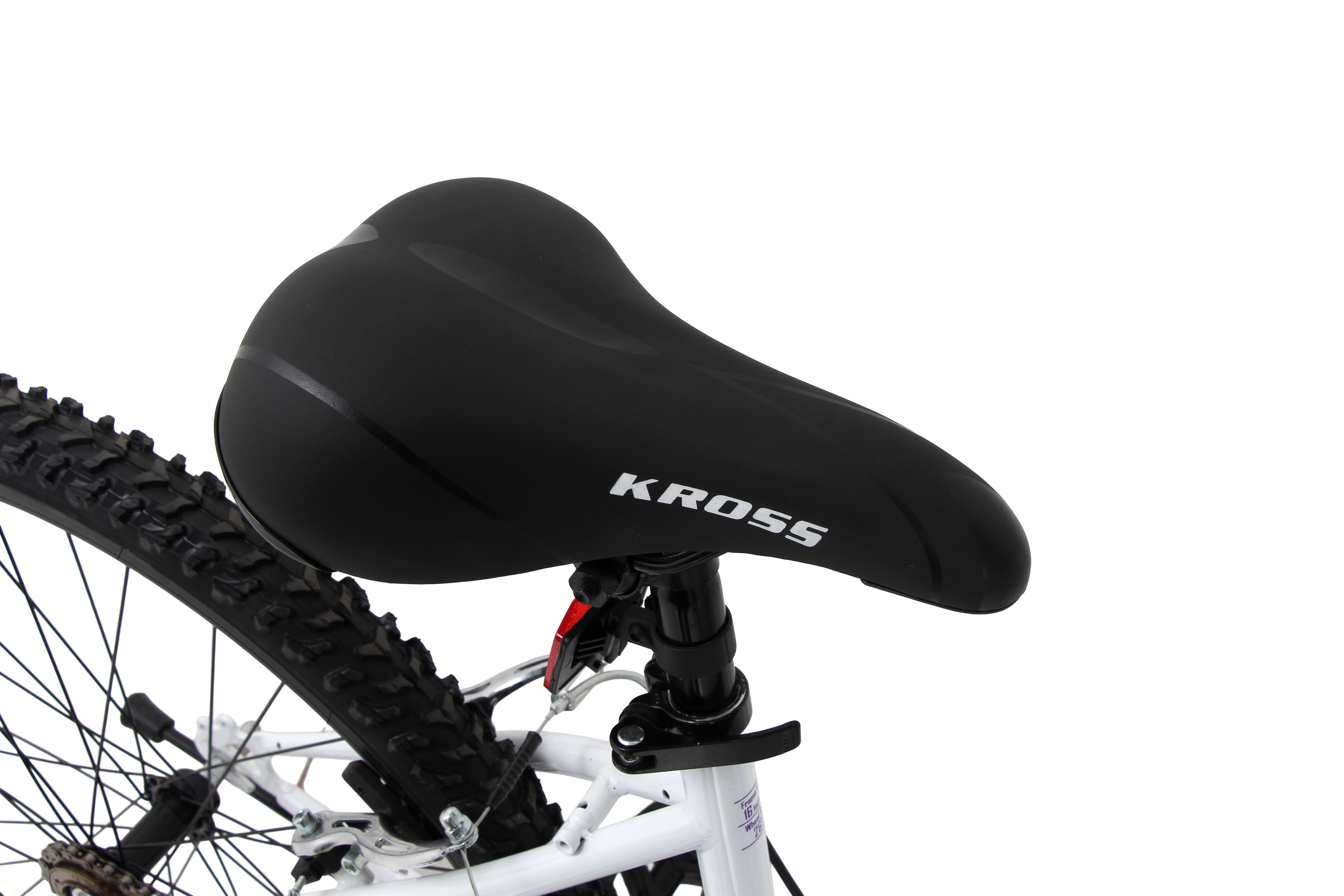 KROSS Marina 26T Single Speed Hybrid Lady Cycle | Alloy Rim | V-Brake | White-Purple