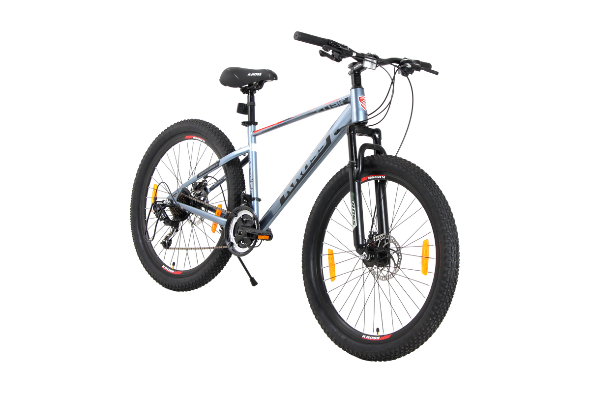 Kross Cubic 26T Mountain Bicycle | 21 Speed | Dual Disc | Suspension Fork | Alloy Rims