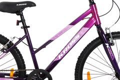 Kross Marina 26T City Bike with Alloy Rims, V-Brakes & Steel Frame – Pink/Purple