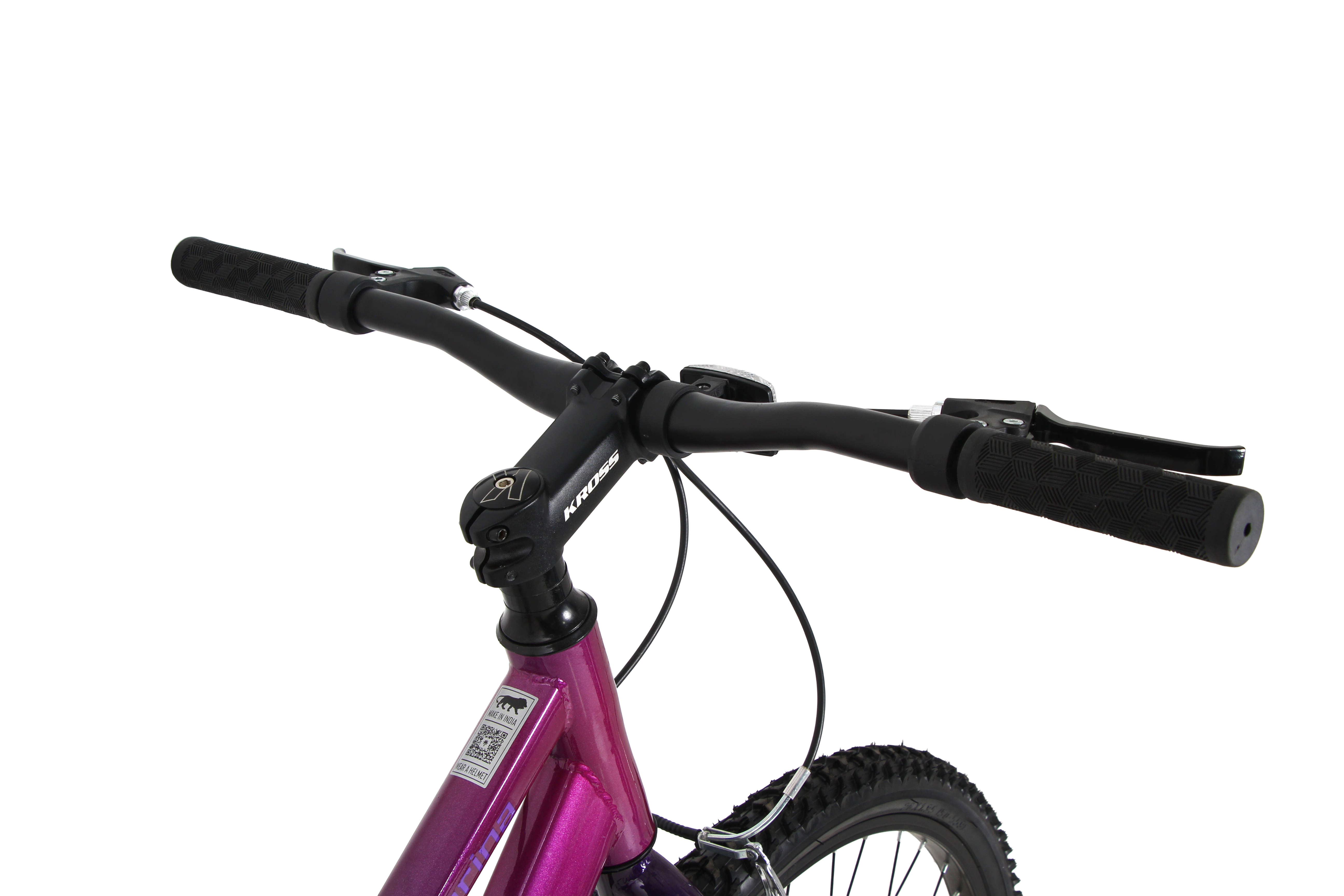 Kross Marina 26T City Bike with Alloy Rims, V-Brakes & Steel Frame – Pink/Purple