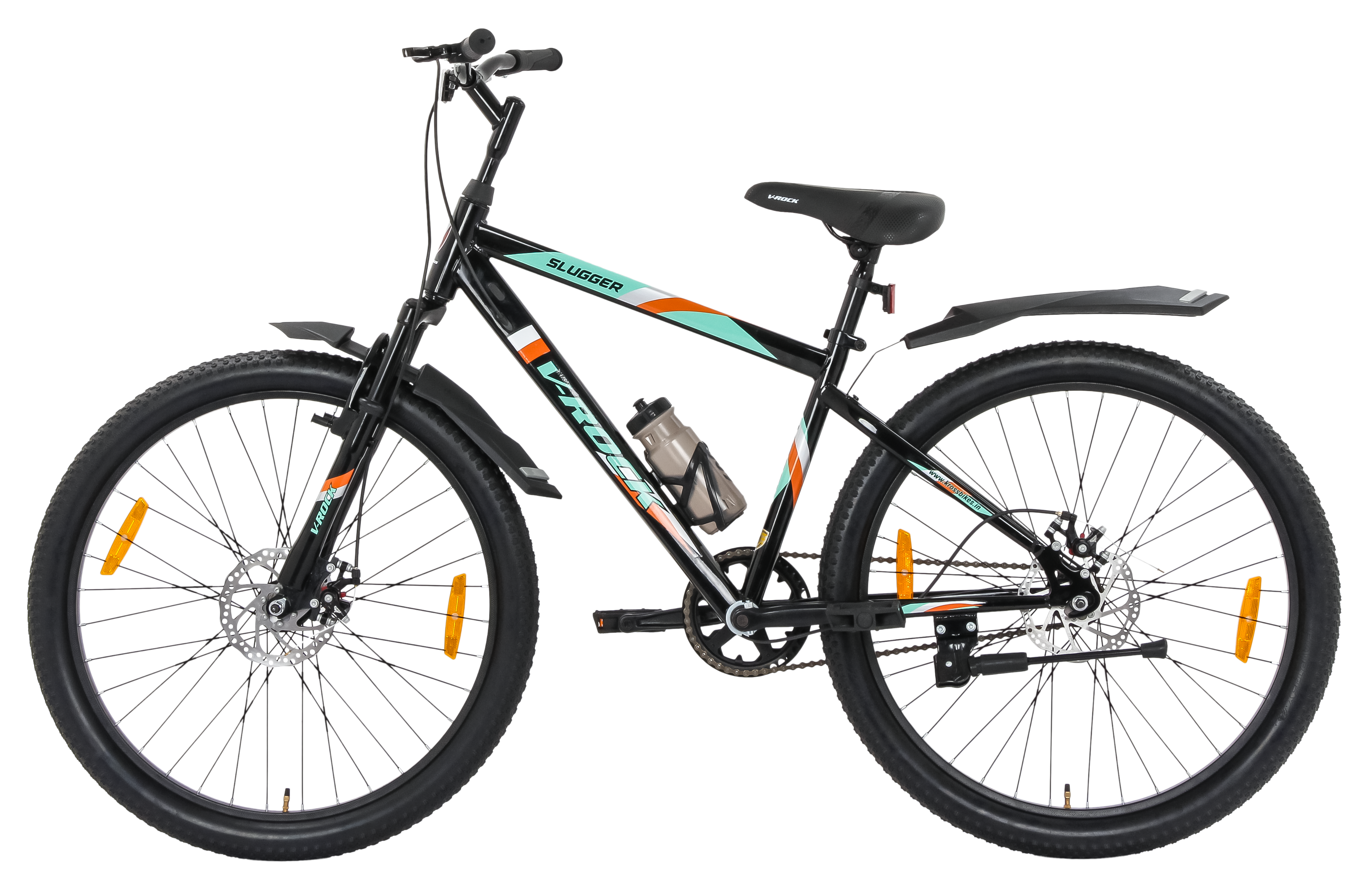 V Rock Slugger Single speed unisex Mountain Bike, Steel Frame