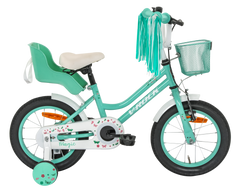 Magic 14T Turquoise Kids Bike, Steel Frame, Coaster Hub