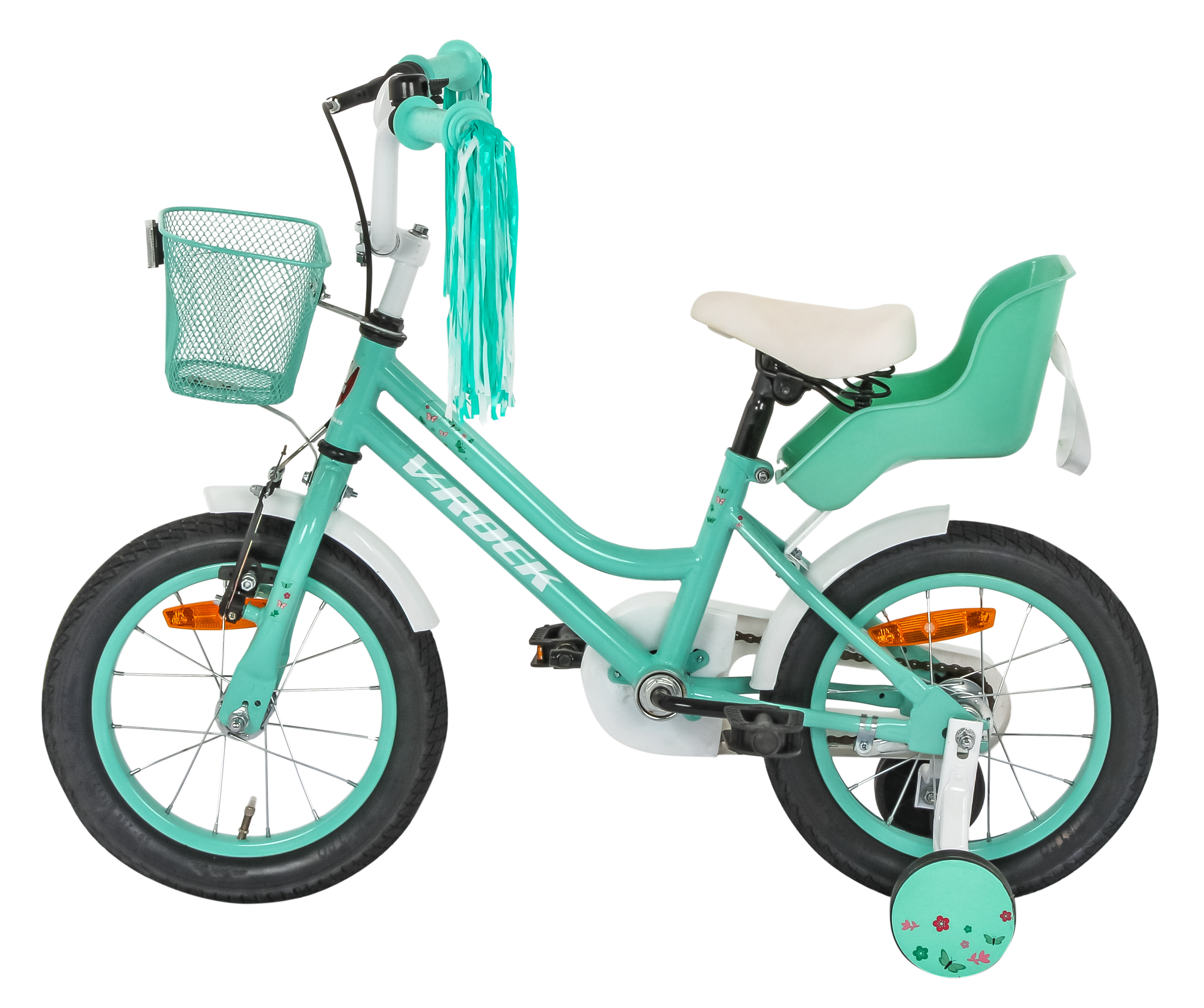 Magic 14T Turquoise Kids Bike, Steel Frame, Coaster Hub