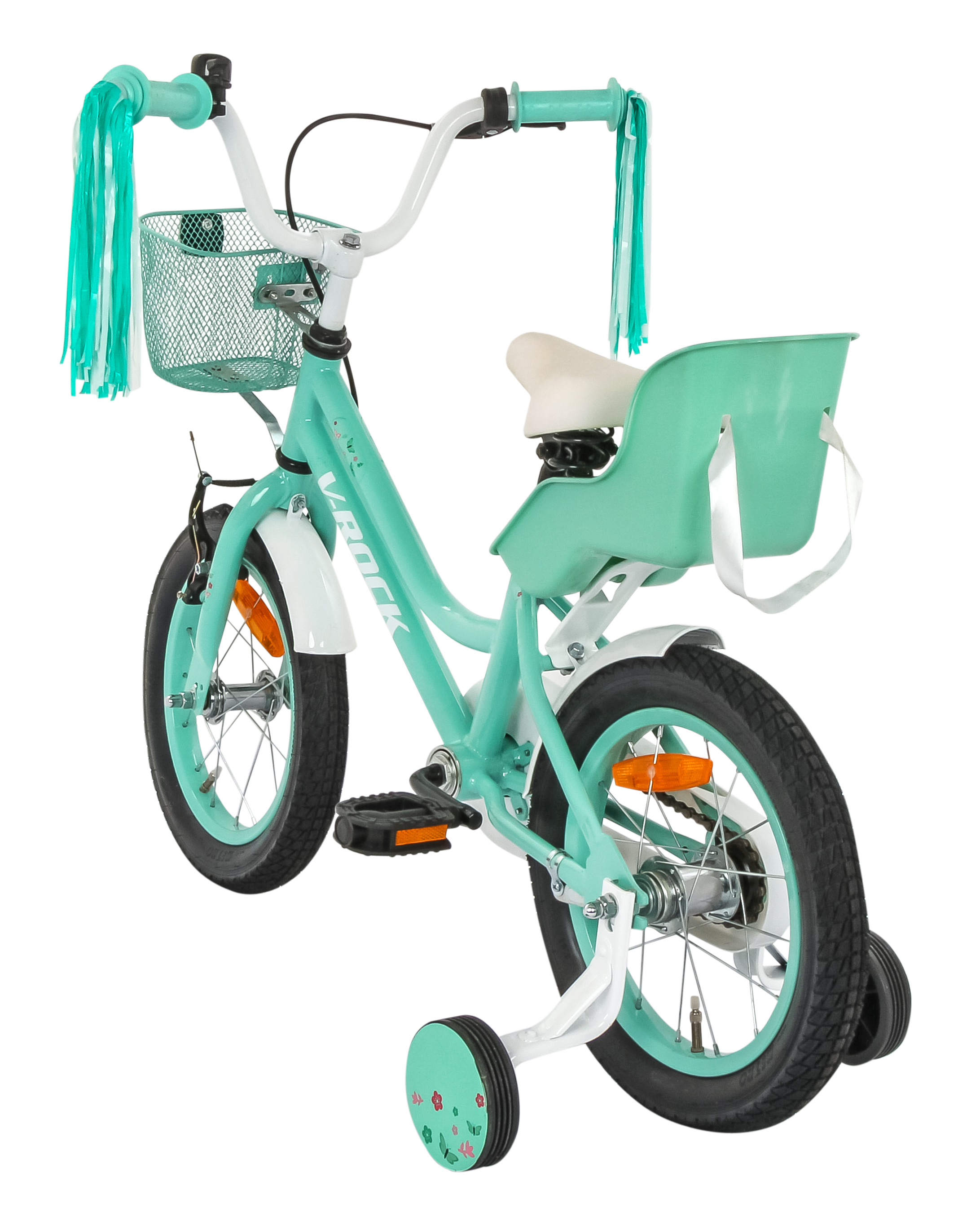 Magic 14T Turquoise Kids Bike, Steel Frame, Coaster Hub