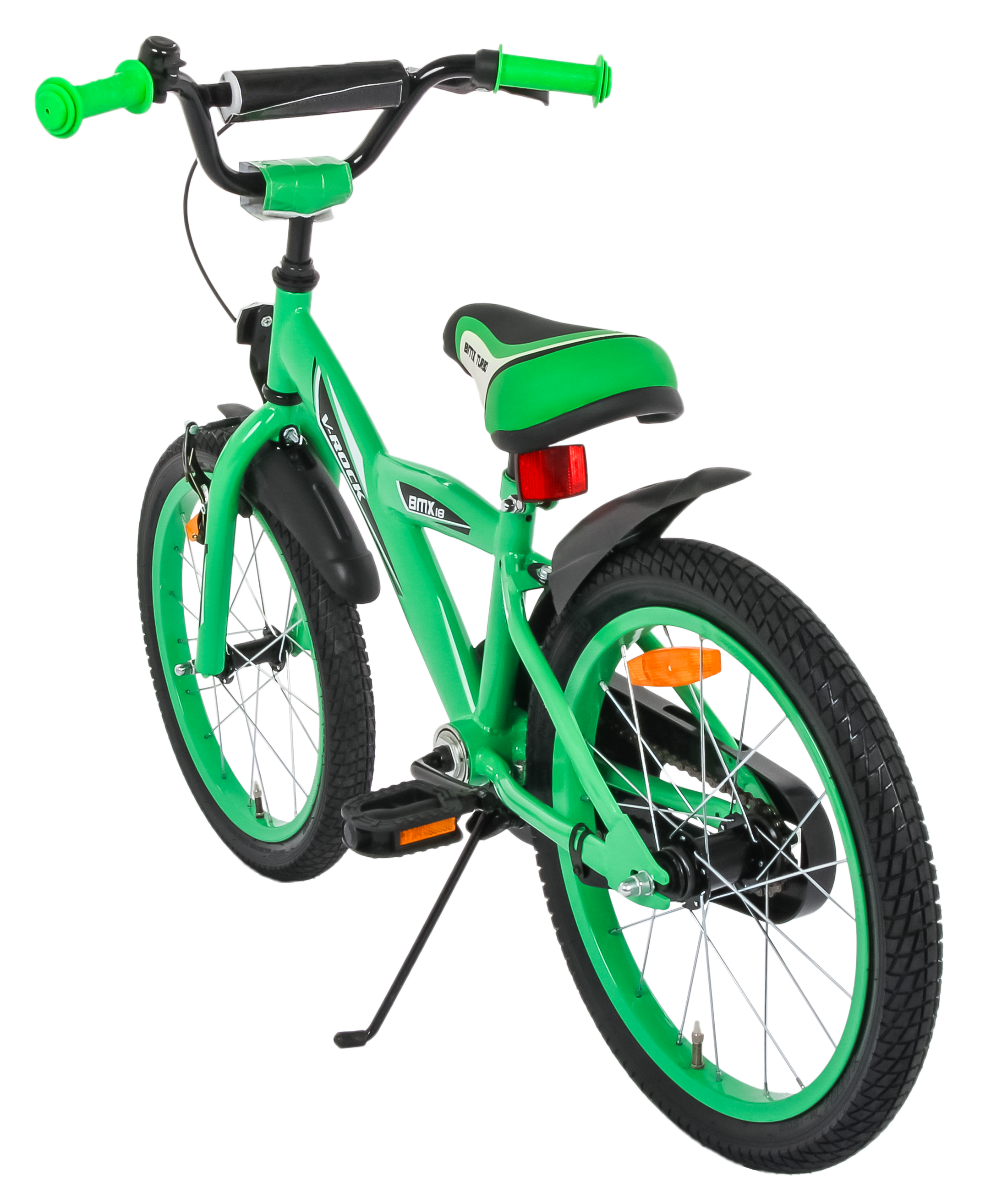 Bmx Turbo 18T Turbo Green Kids Bike, Steel Frame, Coaster Hub