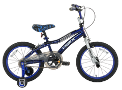 Black Ice 18T Blue-Silver Kids Bike, Steel Frame, Coaster Hub