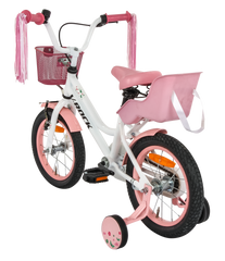 Magic 14T White Kids Bike, Steel Frame, Coaster Hub