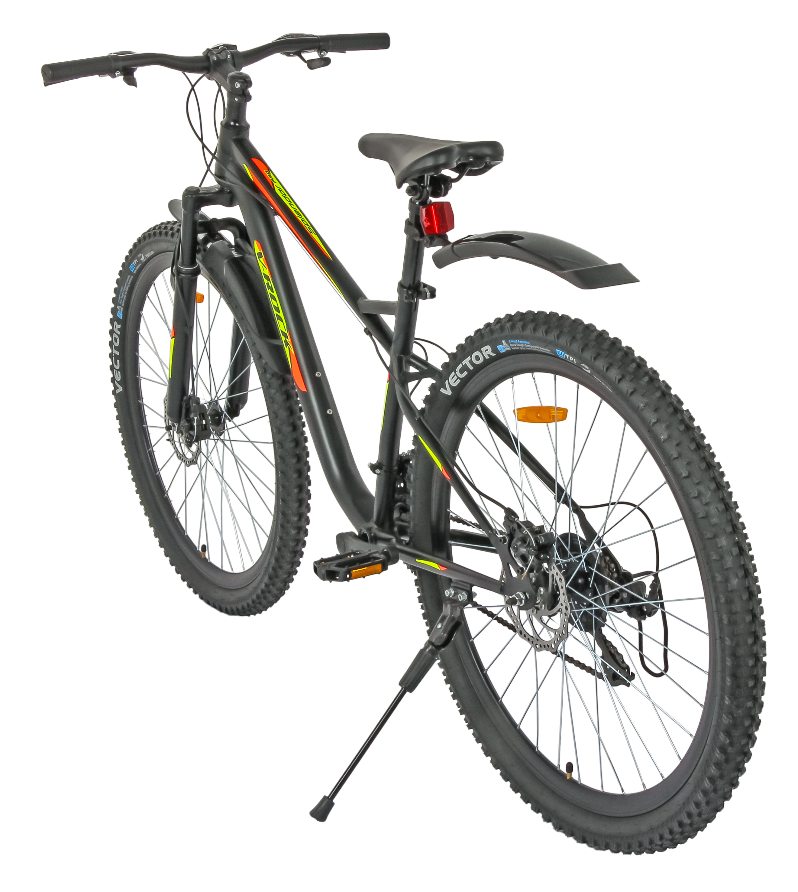 M-Racer Pro 29T Matt Black Unisex Mountain Bike, 21 Speed Shimano, Steel Frame, Dual Disc