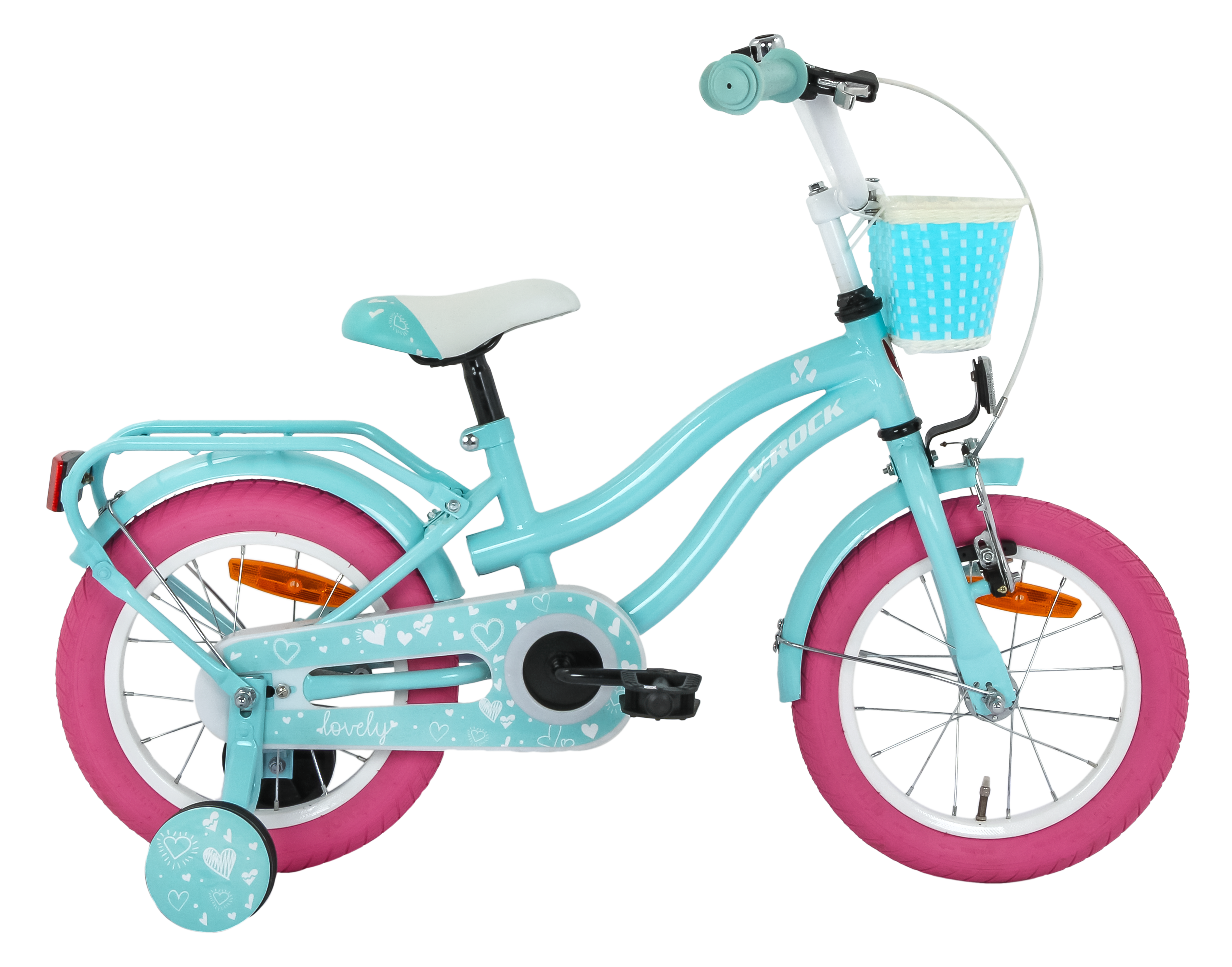 Lovely 14T Blue Kids Bike, Steel Frame, Coaster Hub